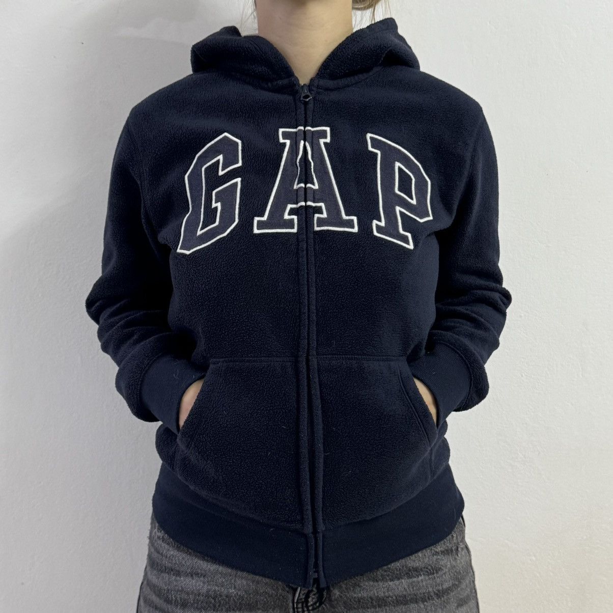 Gap Vintage Gap Fleece yeezy style Size S / US 4 / IT 40 - 3 Thumbnail