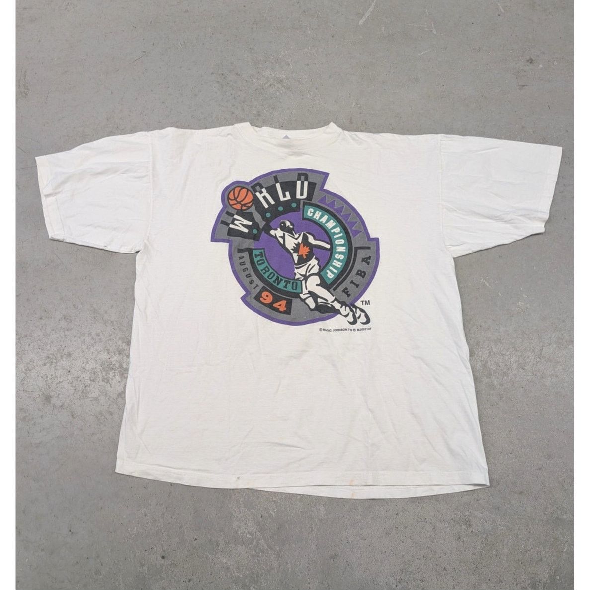 NBA × Vintage Vintage 1994 FIBA World Championship Toronto t-shirt Size US XXL / EU 58 / 5 - 1 Thumbnail