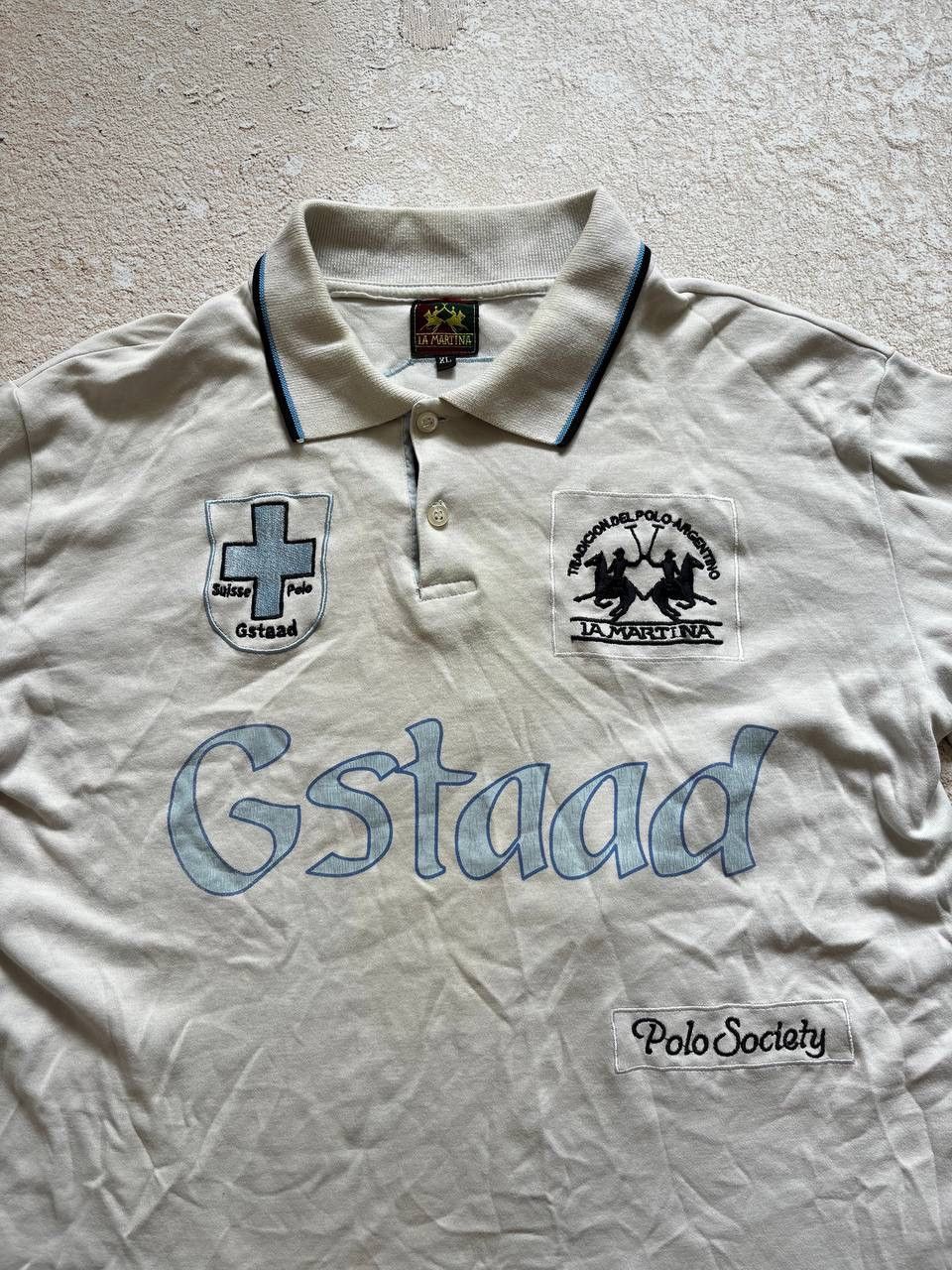 Japanese Brand Polo Ralph Lauren style distressed rugby sweatshirt Size US L / EU 52-54 / 3 - 4 Thumbnail