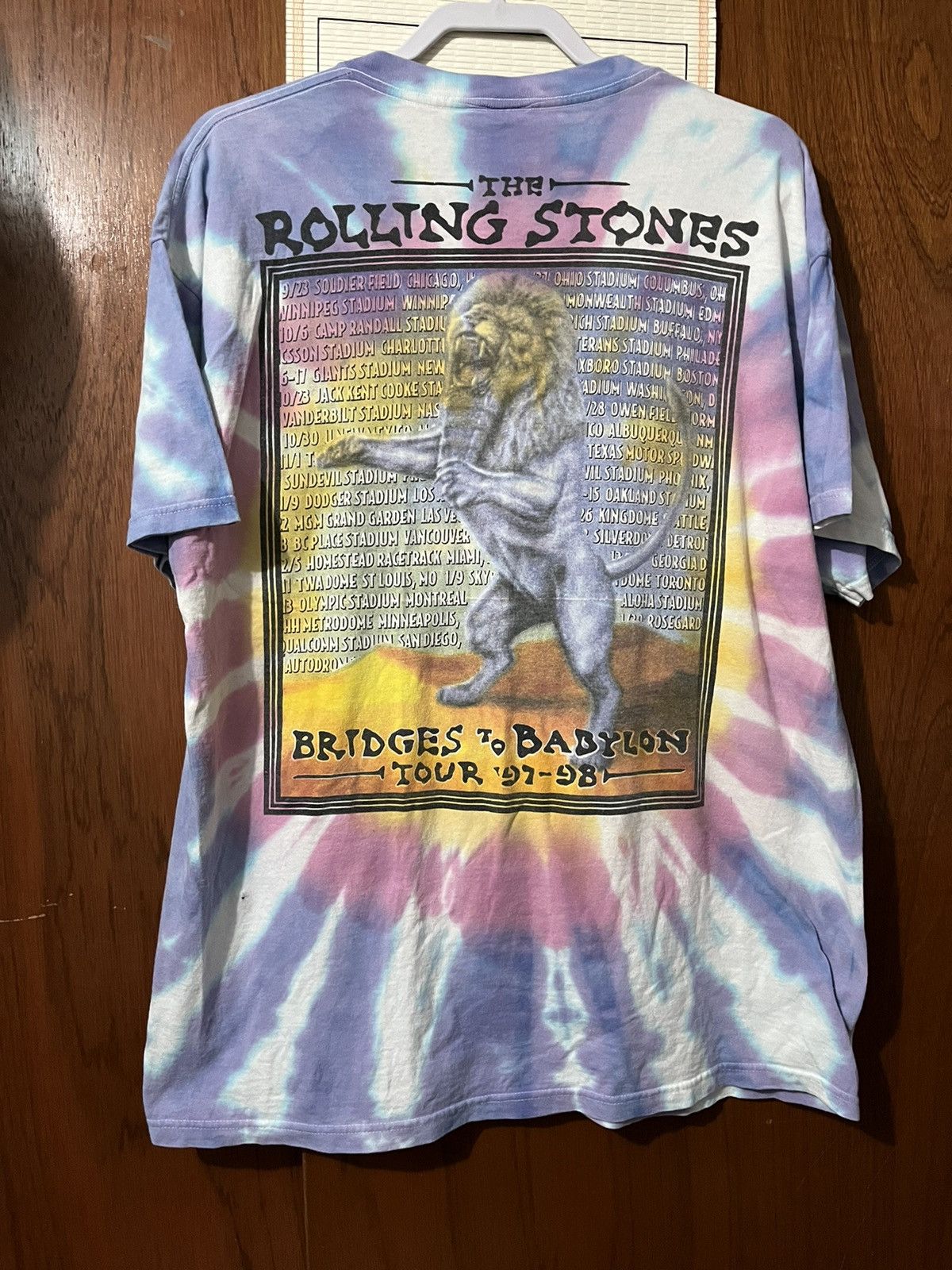 Band Tees Vintage Tee Rolling Stones 97 - 98 Tour Size US XL / EU 56 / 4 - 3 Thumbnail