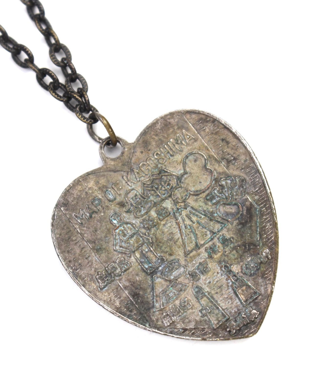 If Six Was Nine 1970S KAGOSHIMA SHOWA ERA HEART SOUVENIR NECKLACE Size ONE SIZE - 4 Thumbnail