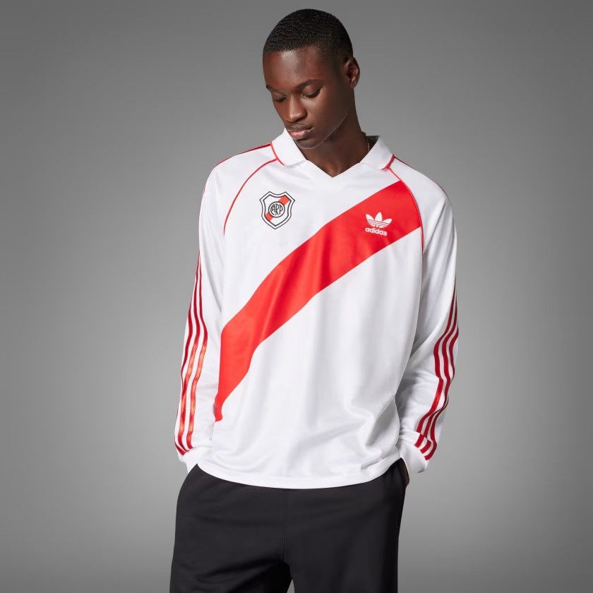 Adidas Adidas River Plate #9 1994 Retro Jersey White Long Sleeve Size US S / EU 44-46 / 1 - 3 Thumbnail