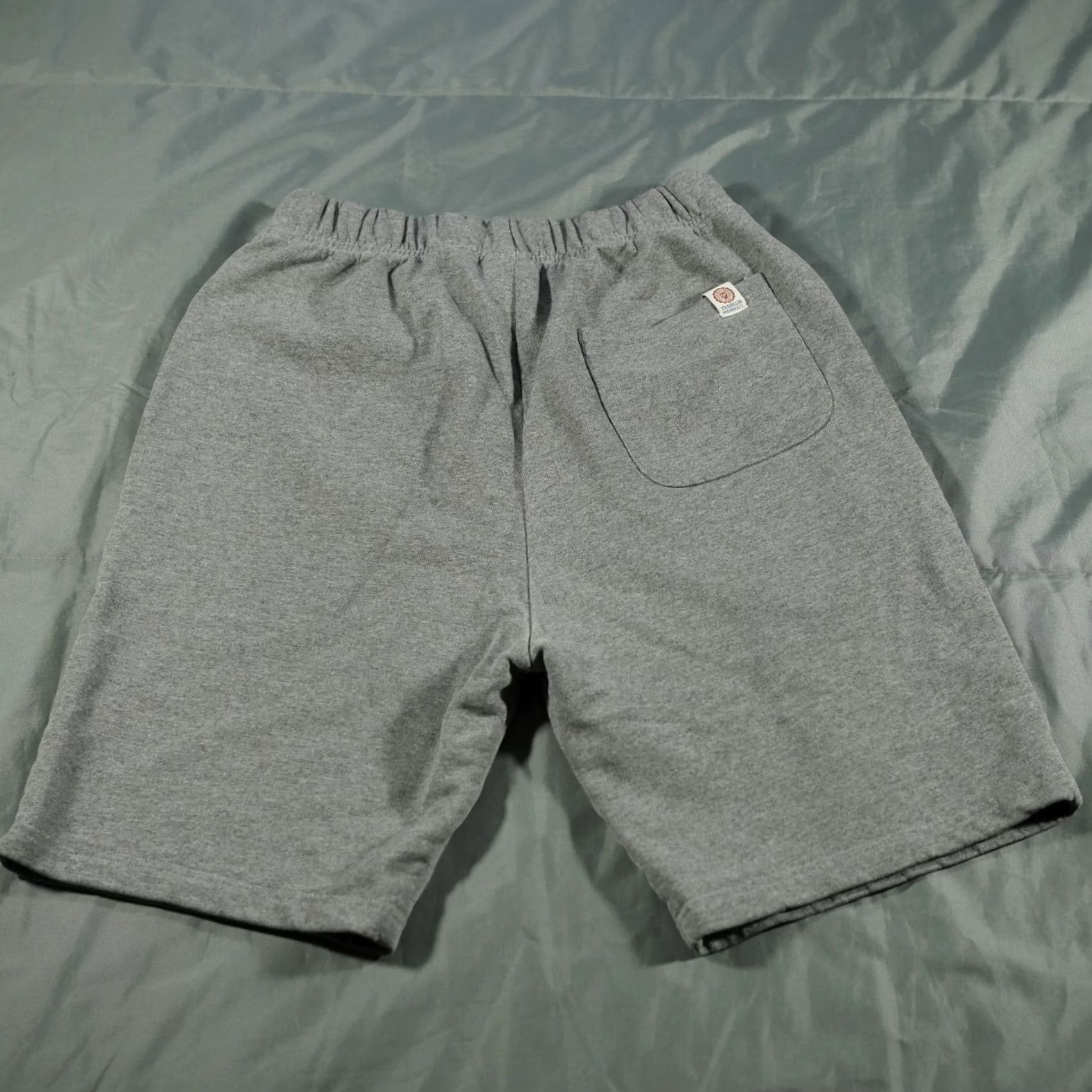 American Eagle Outfitters VINTAGE Franklin Marshall Varsity Shorts Mens Small Gray Fleece Sweat Crest Italy Made Size US 29 - 2 Thumbnail