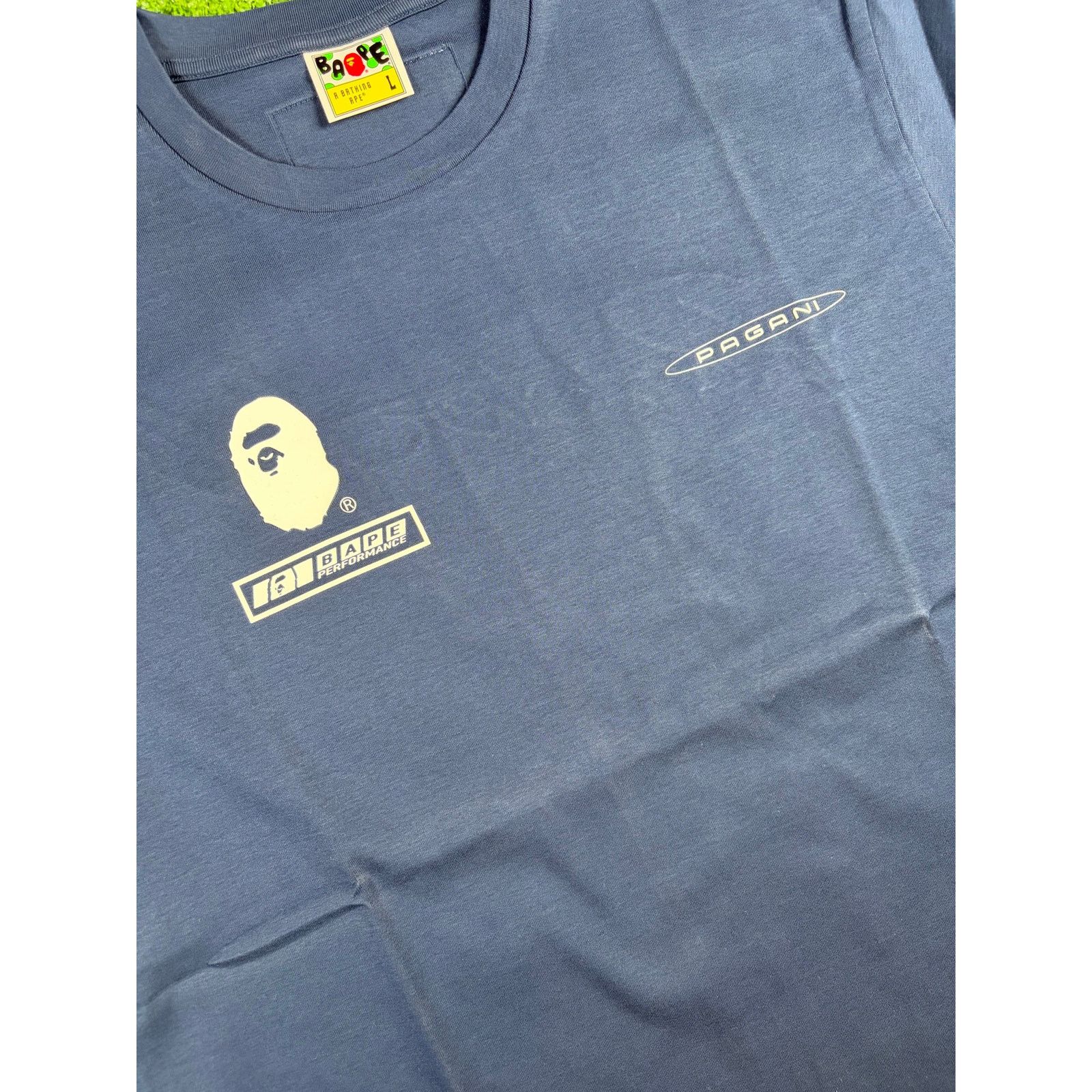 Bape BAPE X Pagani Navy Blue ABC Camo T-Shirt Size Small Size US S / EU 44-46 / 1 - 5 Thumbnail