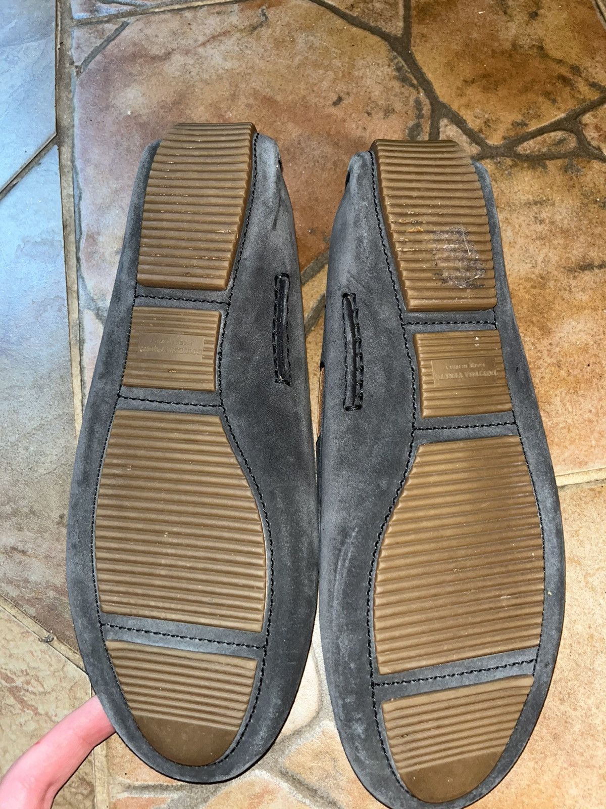 Bottega Veneta Bottega Veneta Intrecciato Suede Slip-On Loafers Size US 10 / IT 40 - 3 Thumbnail