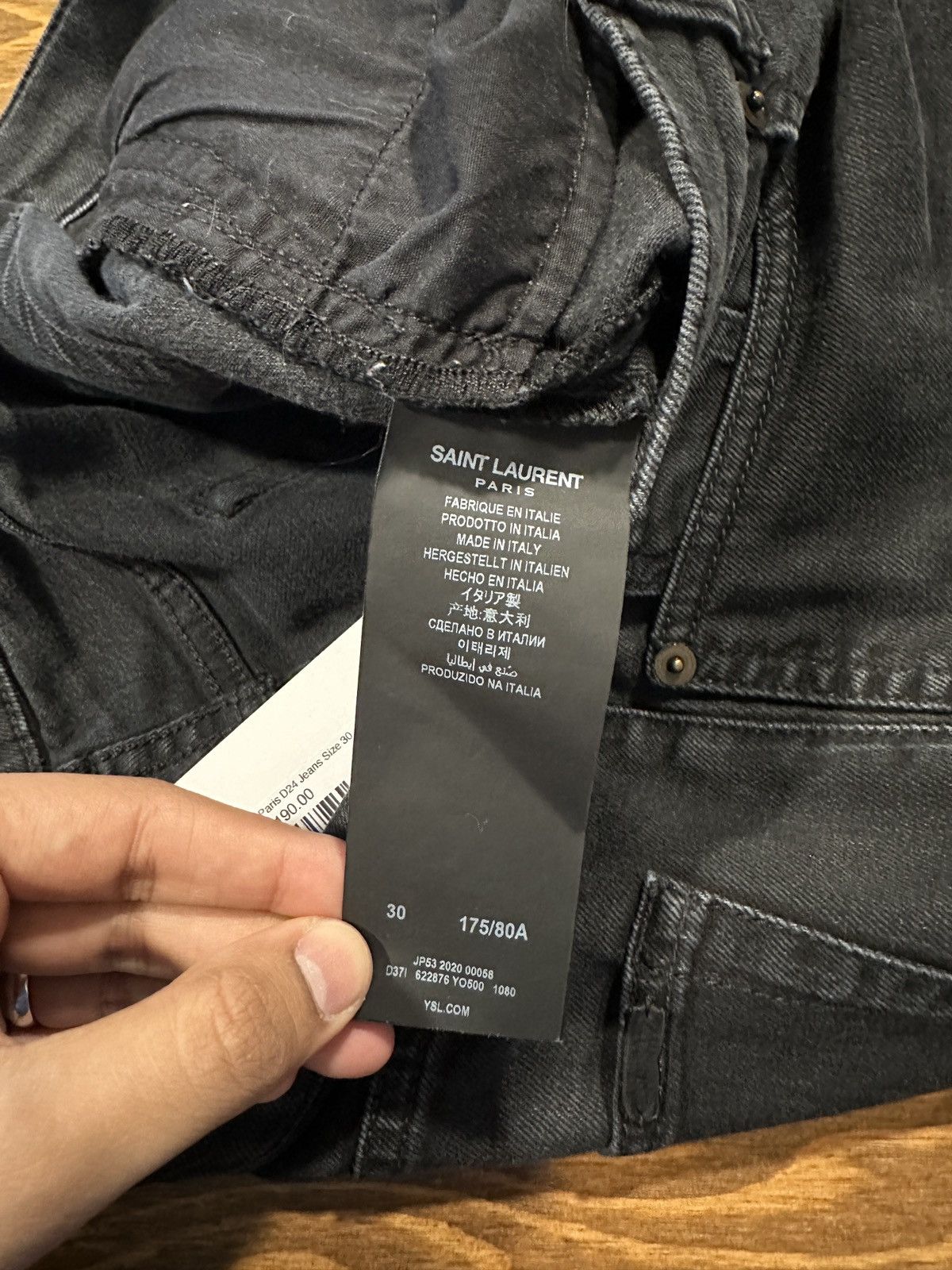 Saint Laurent Paris 2020 Saint Laurent D24 Jeans Size US 30 / EU 46 - 6 Thumbnail