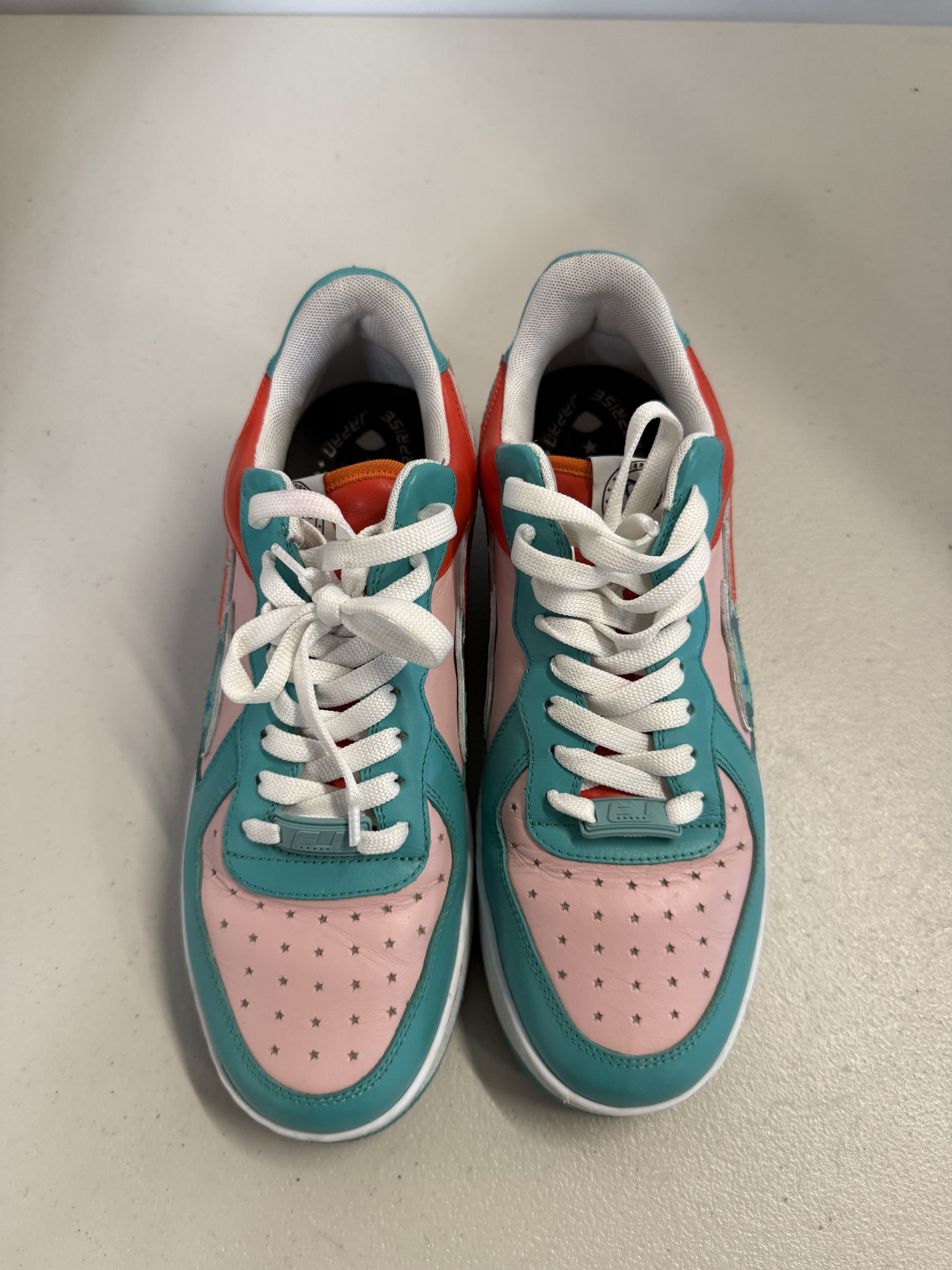 Other Enterprise Japan Low Sneakers 'Pink/Water/Orange' Size US 9 / EU 42 - 3 Thumbnail