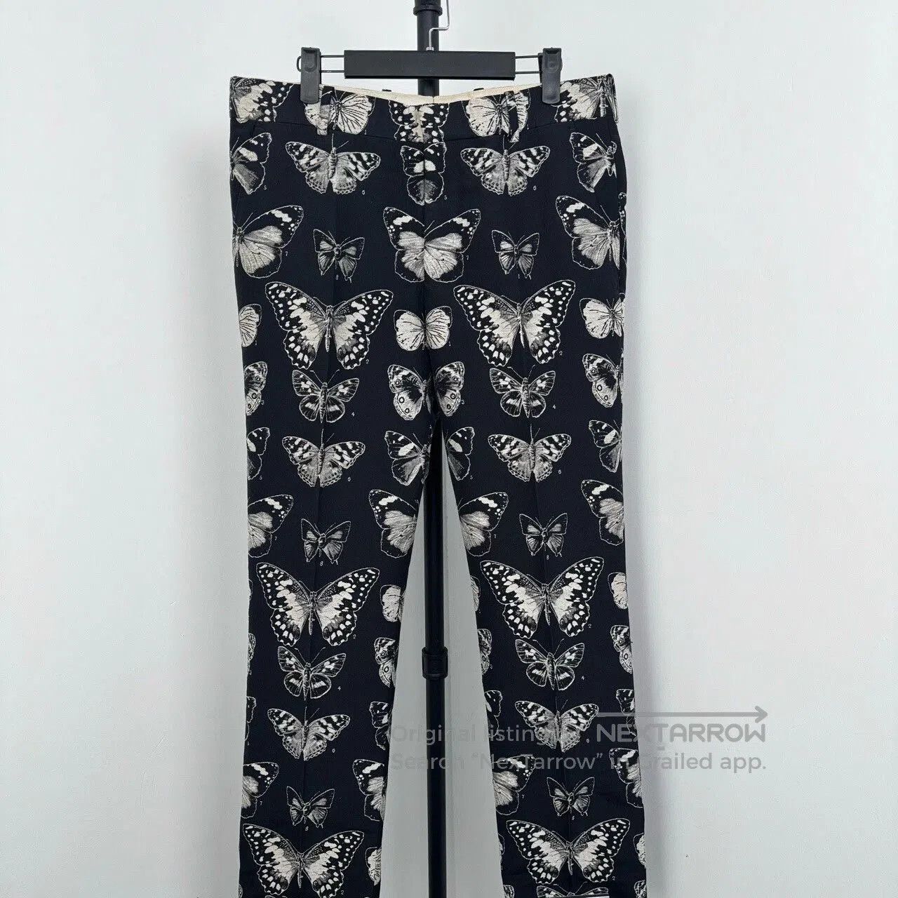 Japanese Brand Alexander McQueen Butterfly Print Trousers. Size US 32 / EU 48 - 7 Thumbnail