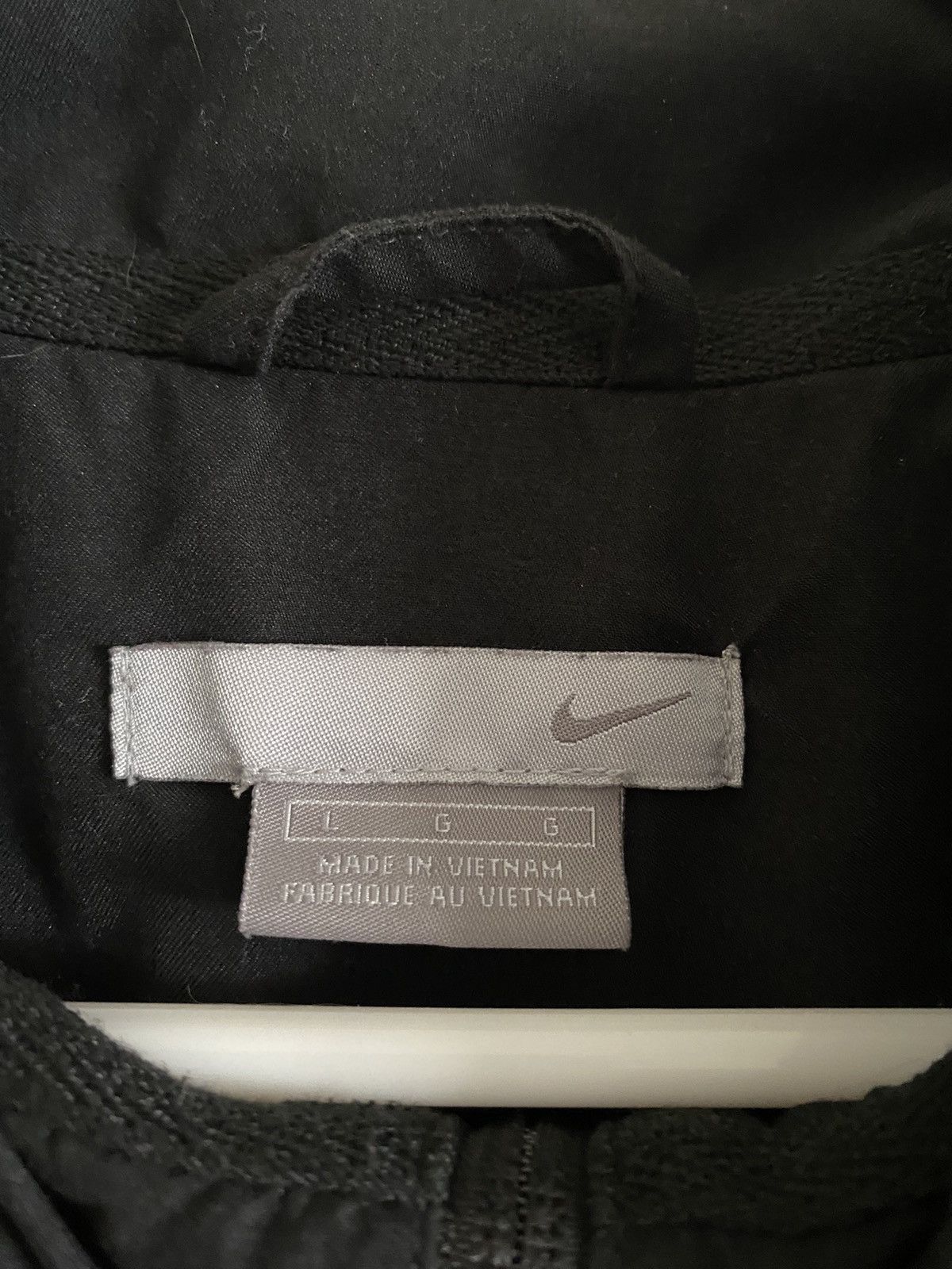 Nike × Vintage Vintage 00’s Nike Zip Up Windbreaker Jacket Y2K Silver Tag Size US L / EU 52-54 / 3 - 5 Thumbnail