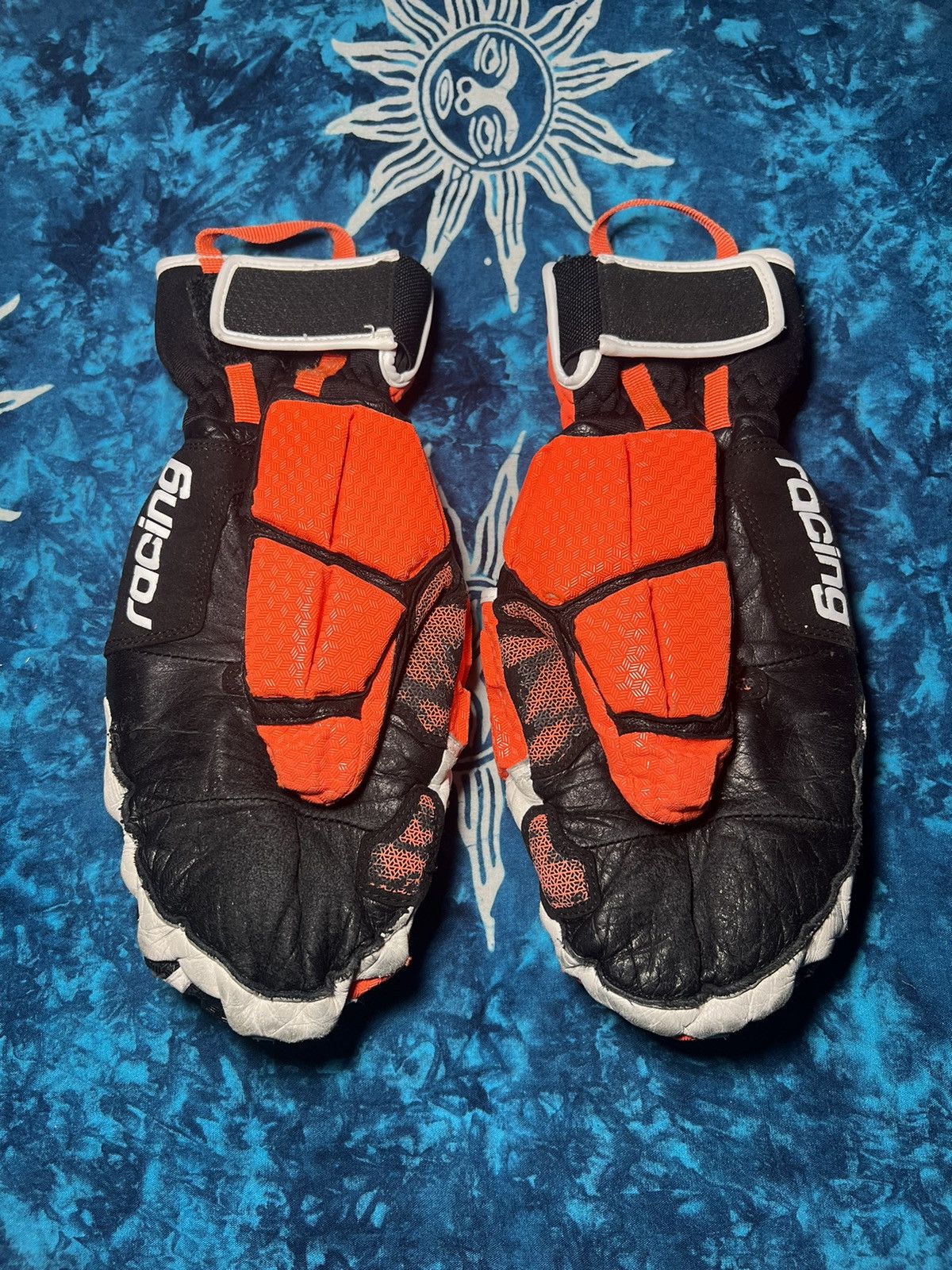Japanese Brand REUSCH WORLDCUP WARRIOR Leather Ski Gloves Size ONE SIZE - 6 Thumbnail