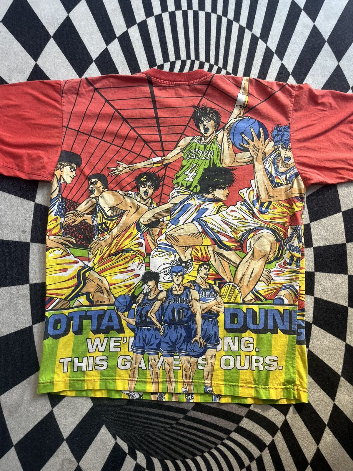 Anime Vintage SLAM DUNK (AOP) manga 90’s Tshirt Size US L / EU 52-54 / 3 - 8 Thumbnail
