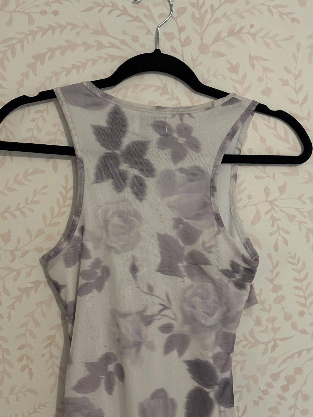 Designer NWOT ASOS DESIGN Floral Bodycon Dress Size M / US 6-8 / IT 42-44 - 5 Thumbnail