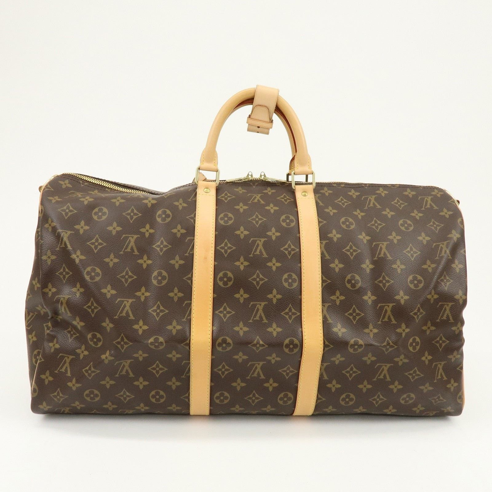 Louis Vuitton Louis Vuitton Monogram Keepall Bandouliere 55 Duffle Bag Size ONE SIZE - 2 Thumbnail