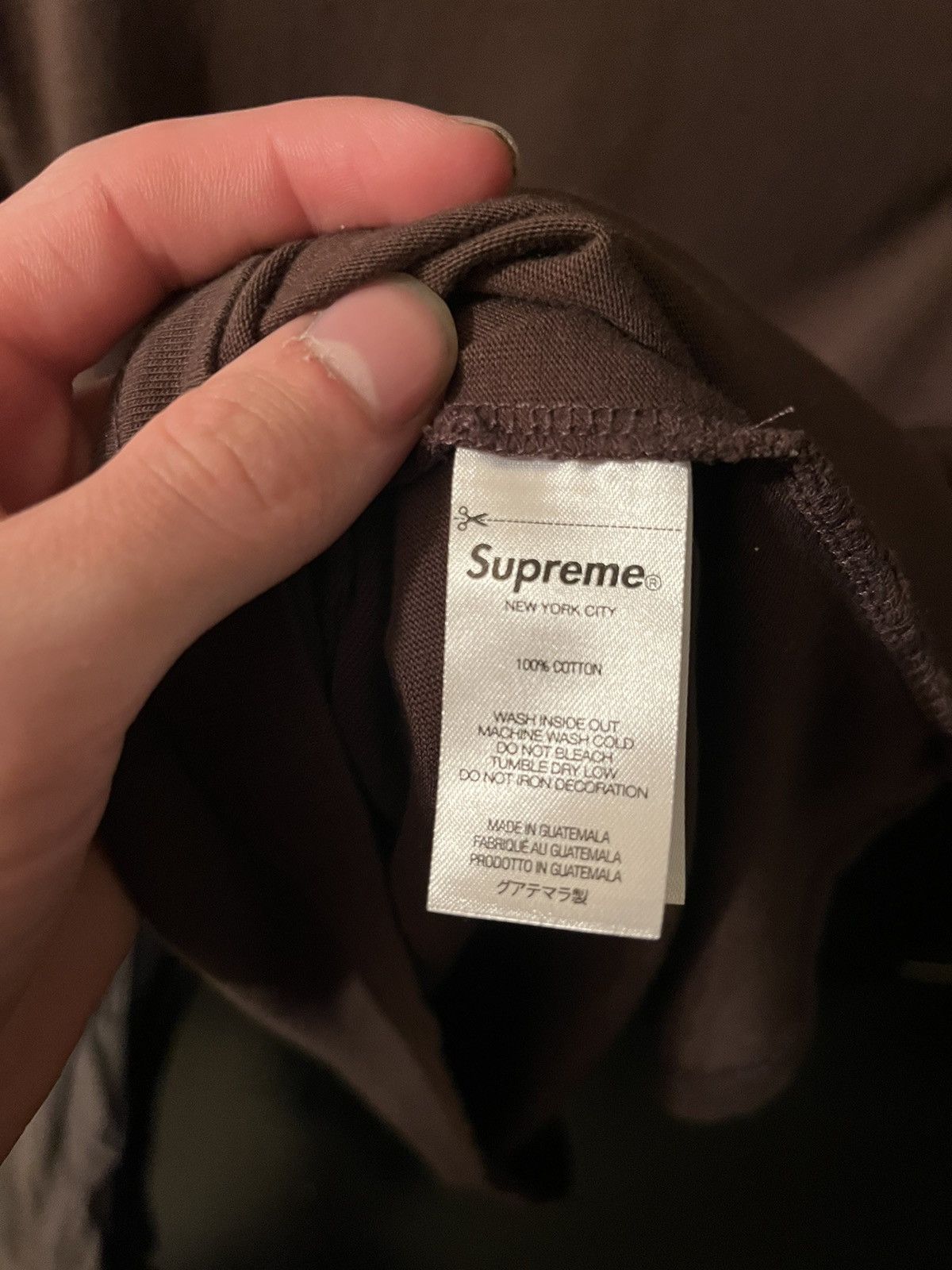 Supreme Supreme Arabic Tee Size US M / EU 48-50 / 2 - 6 Thumbnail