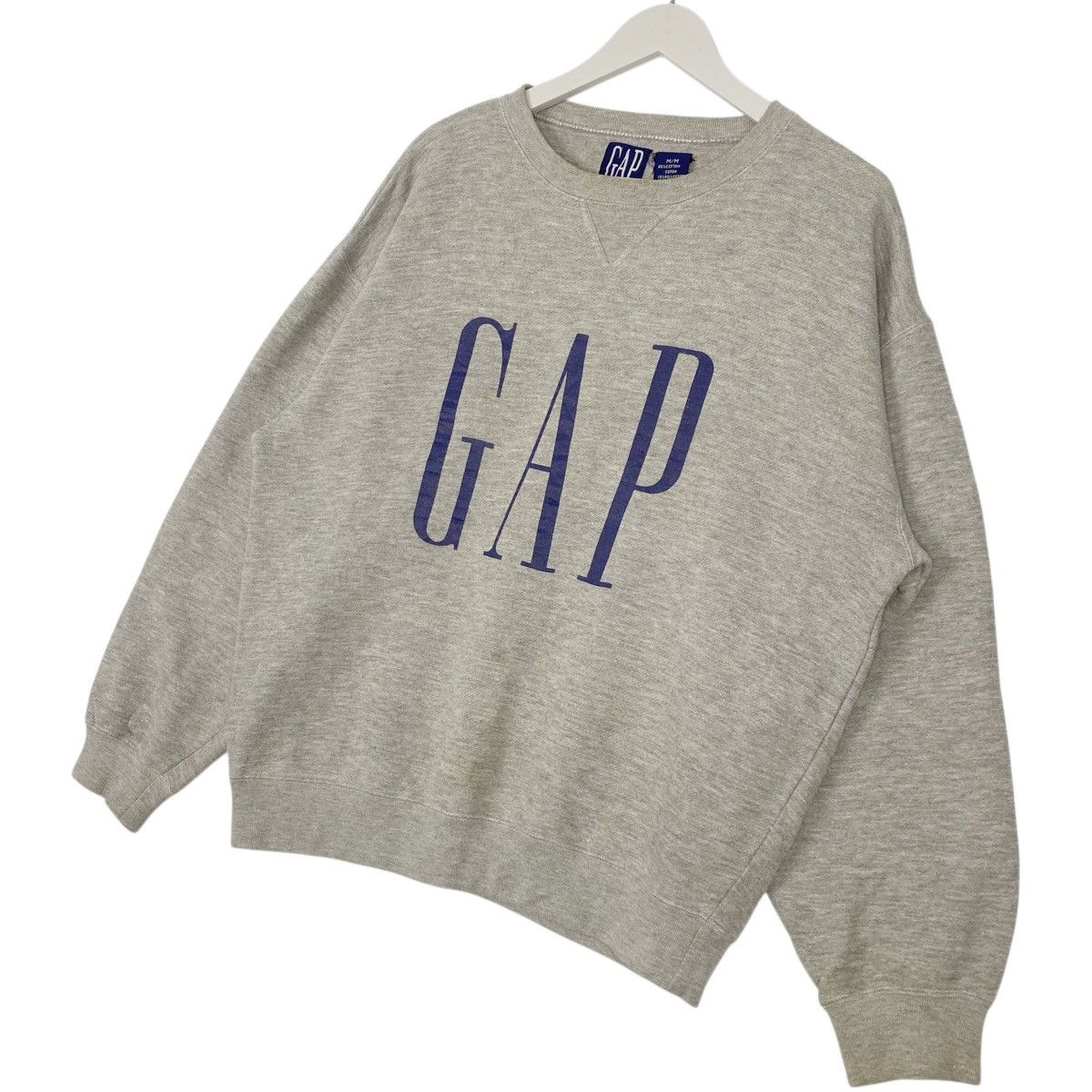 Other Vintage GAP Big Logo Printed Gray Pullover Jumper Size M Size US M / EU 48-50 / 2 - 2 Thumbnail