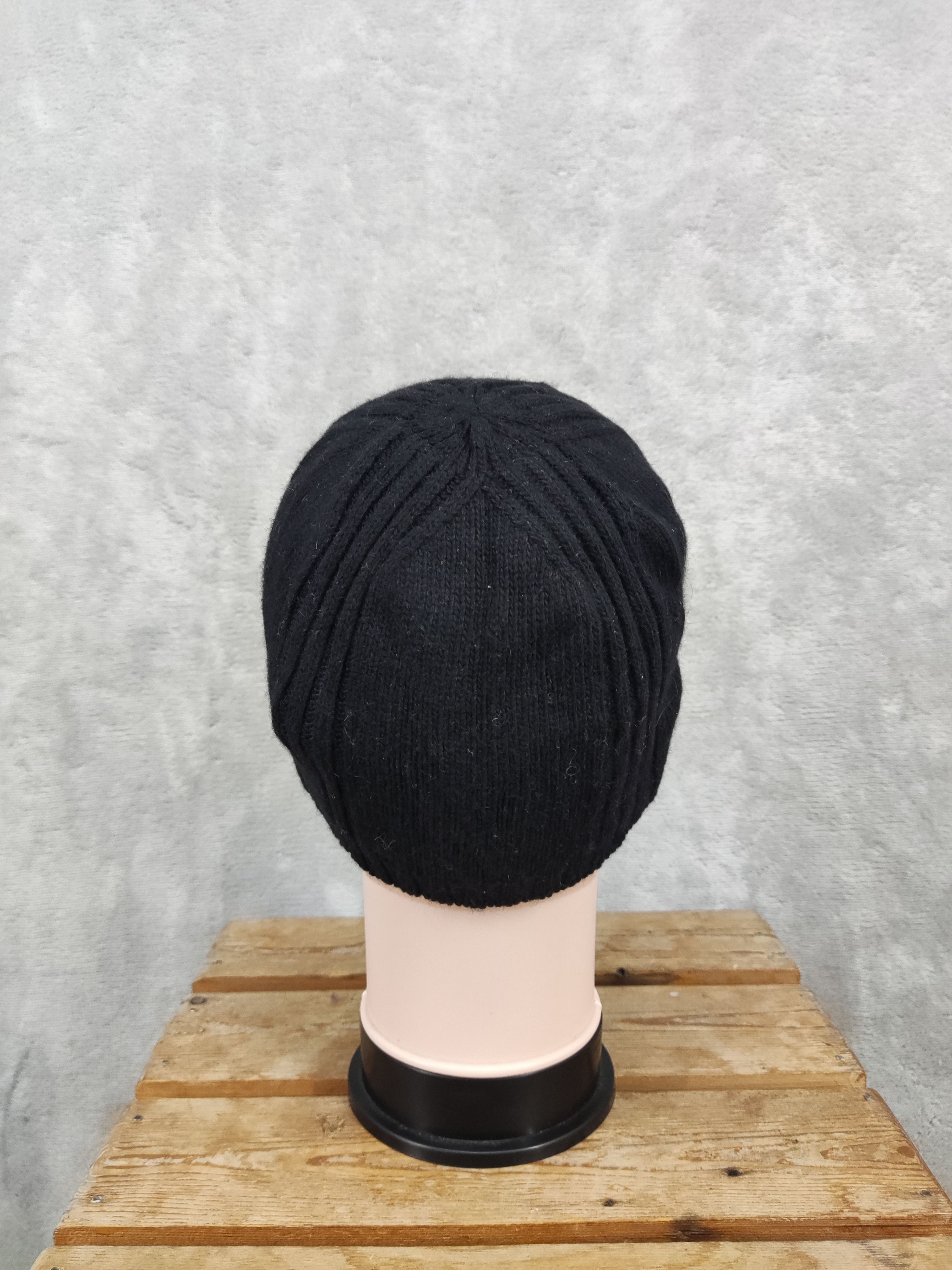 Guess Guess Glitter Black Beanie Hat Size ONE SIZE - 5 Thumbnail