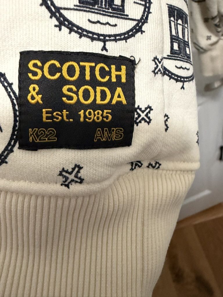 Scotch & Soda Scotch & Soda Voyage Mondial All-Over Print Crewneck Size US L / EU 52-54 / 3 - 3 Thumbnail