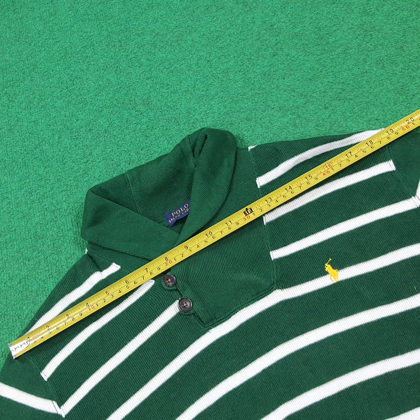 Polo Ralph Lauren Vintage Polo Ralph Lauren Sweater Shawl Collar C287N15 Size US S / EU 44-46 / 1 - 11 Thumbnail