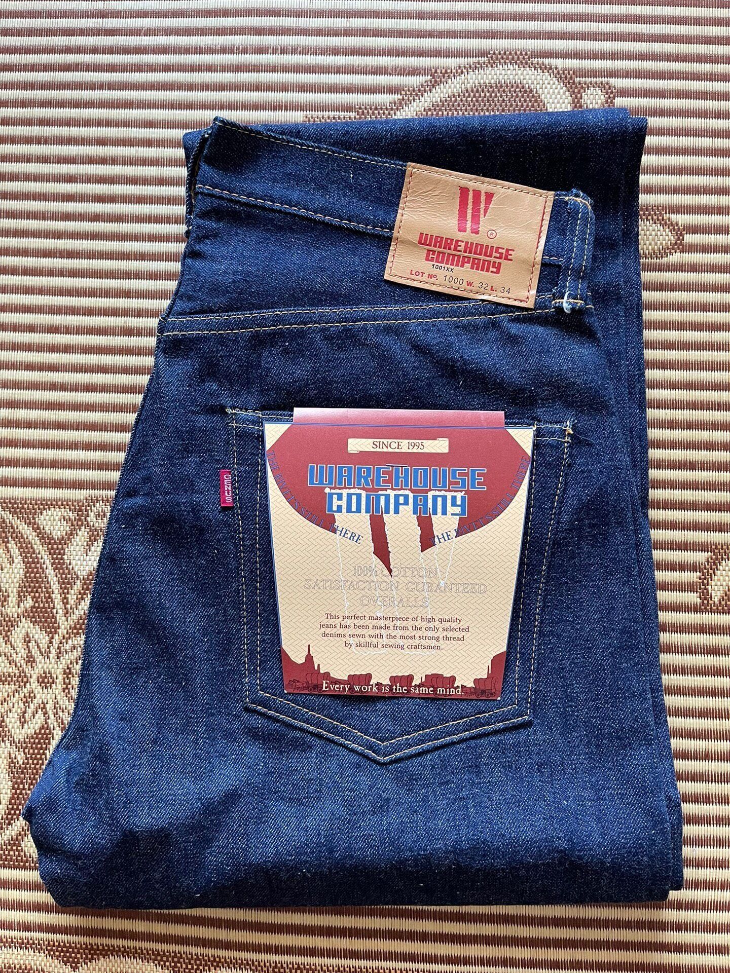 Warehouse & Co. Warehouse Big W Twin Raw Denim Jeans Size US 36 / EU 52 - 1 Thumbnail