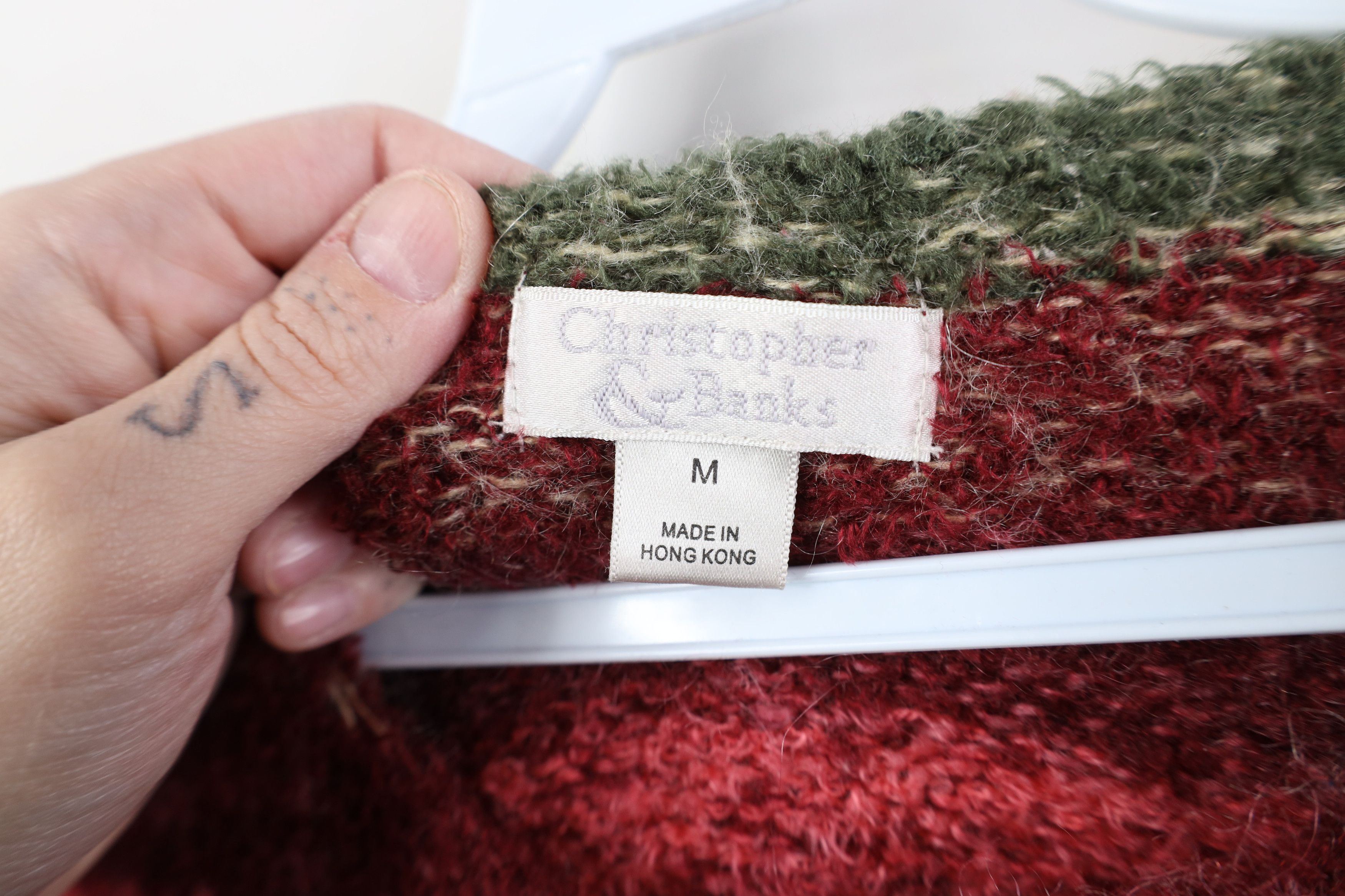 Vintage Vintage 90s Streetwear Mohair Wool Knit Cardigan Sweater Size M / US 6-8 / IT 42-44 - 6 Thumbnail