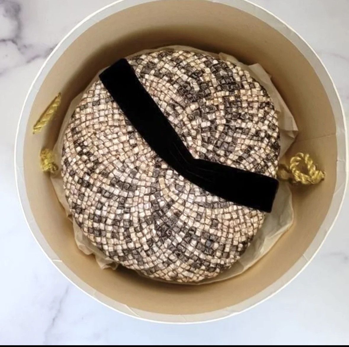 Other Frank Benson 50s hat pill box snake woven Una Hutcheon Size ONE SIZE - 10 Thumbnail