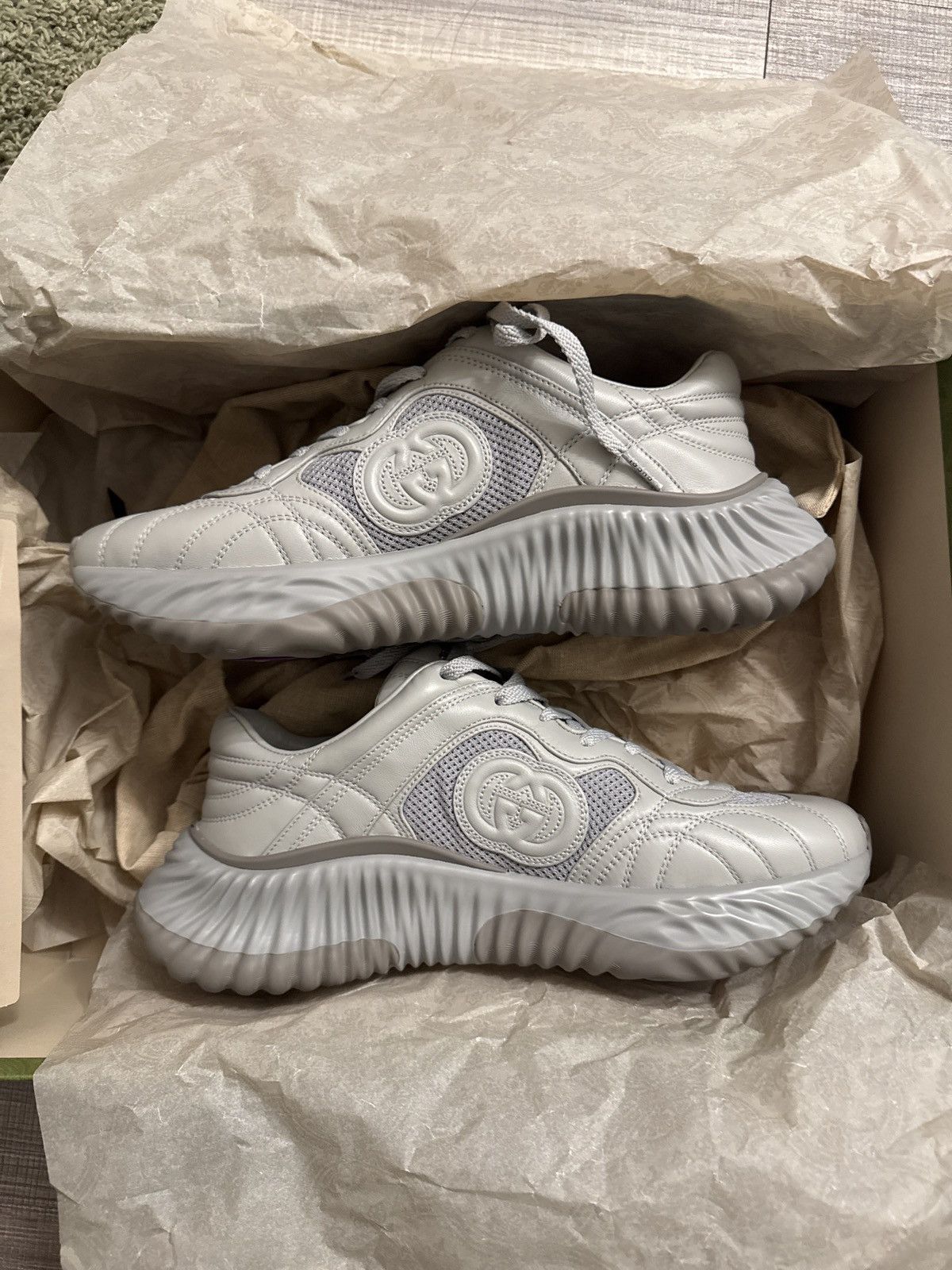 Gucci Gucci Ripple Grey Size US 9.5 / EU 42-43 - 2 Thumbnail