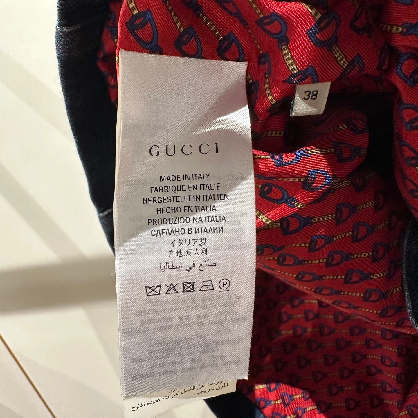 Gucci Gucci Apr772 GG Gold Buckle 4-Pocket Denim Jacket 38 Size XS / US 0-2 / IT 36-38 - 4 Thumbnail