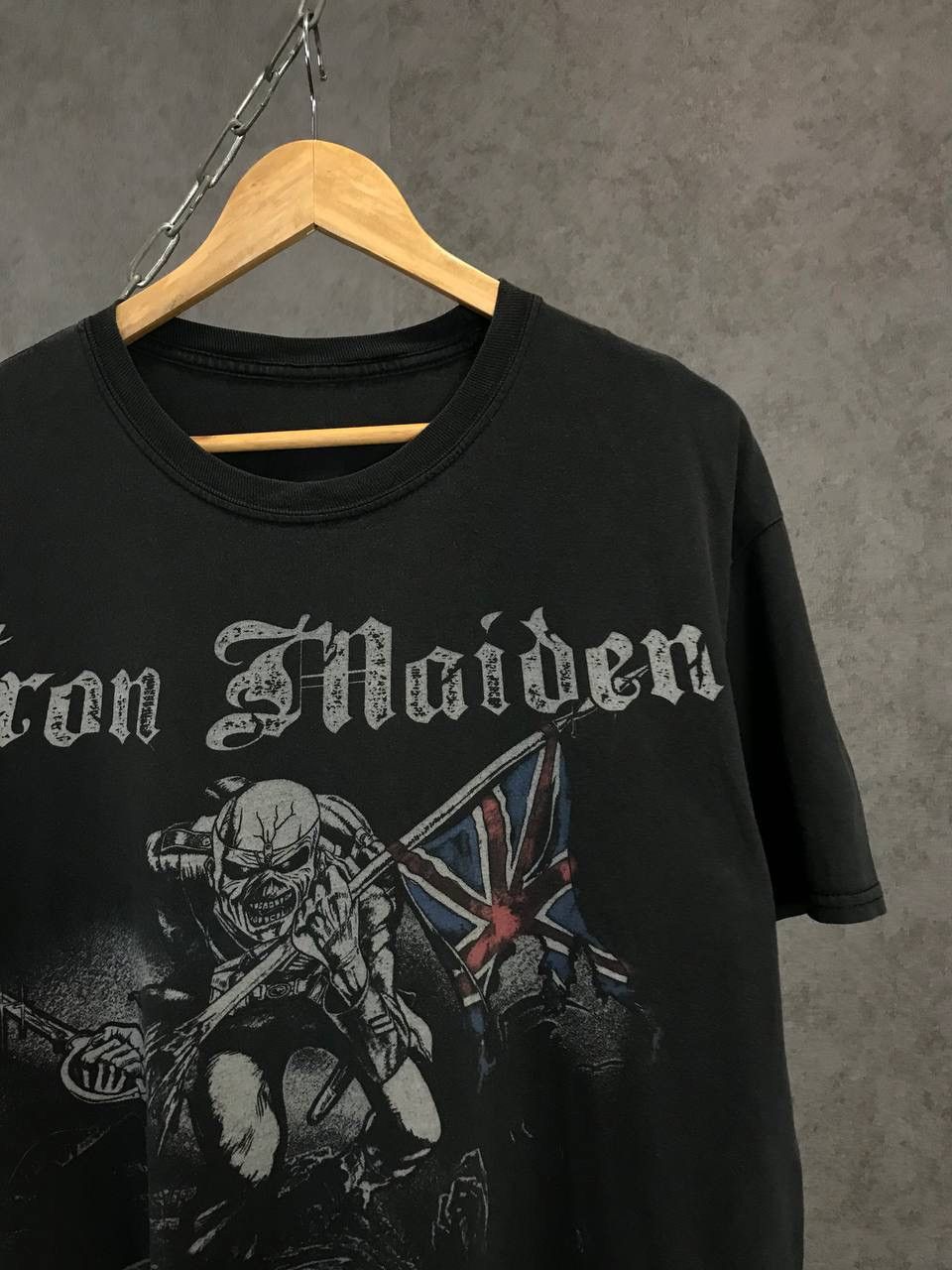 Band Tees × Iron Maiden × Vintage Iron Maiden 2011 vintage rock band skull overprinted tee Size US XL / EU 56 / 4 - 3 Thumbnail