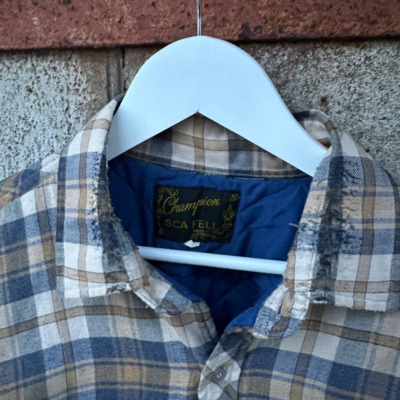 Grailed VTG Winter Fleece Checkered Shirt Button Up Size L Champion Size US L / EU 52-54 / 3 - 5 Thumbnail