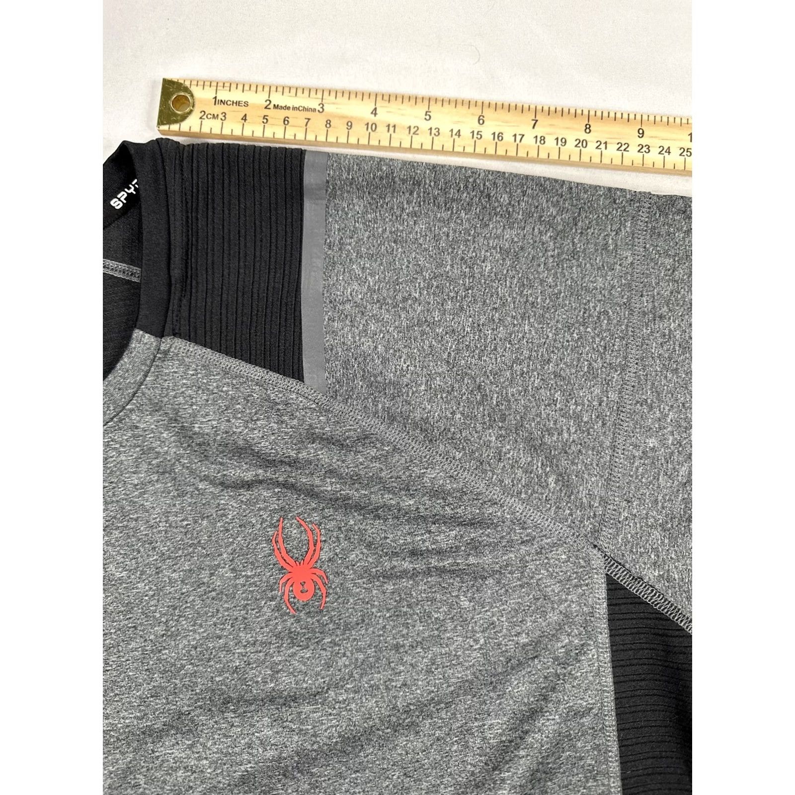 Spyder Spyder Active Mens 2XL Long Sleeve Shirt Black Moisture Wicking Stretch - Fleece Size US XXL / EU 58 / 5 - 4 Thumbnail