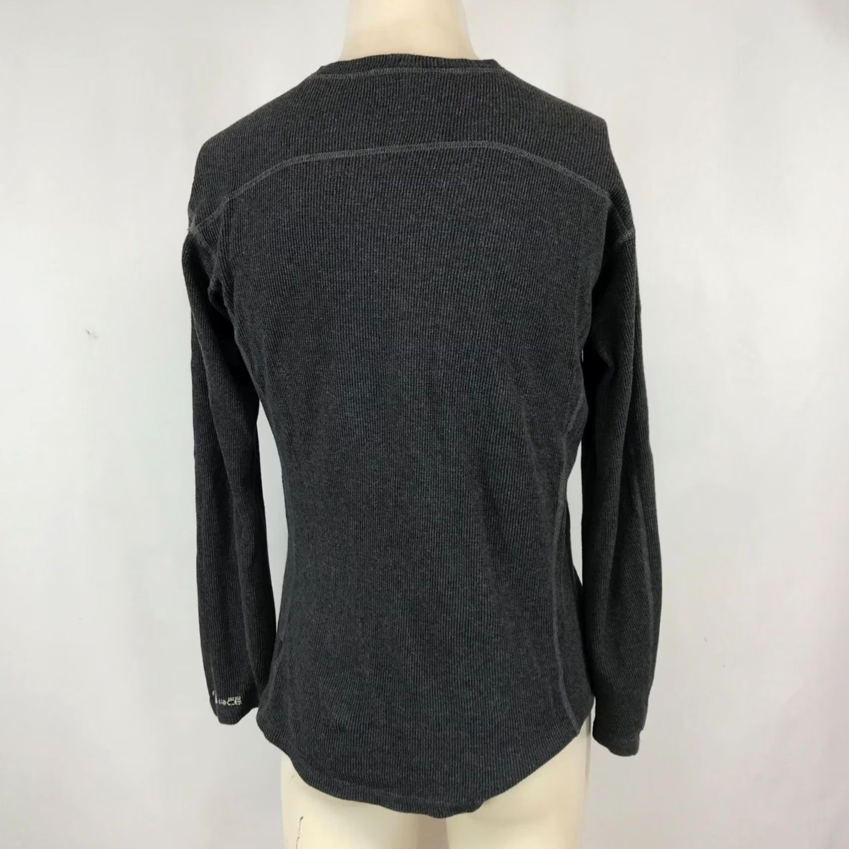 Carhartt Carhartt Mens Medium Gray Crew Neck Ribbed 100% Cotton Long Sleeve Shirt Size US M / EU 48-50 / 2 - 5 Thumbnail