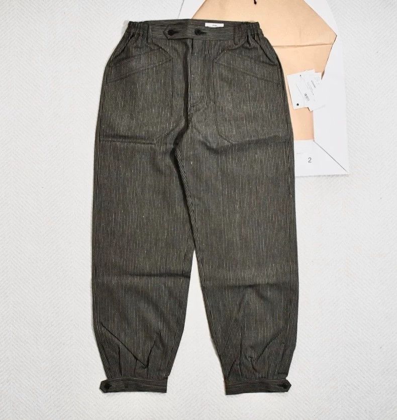 Visvim 24ss Carrol Pants Santome striped racing pants Casual Pants