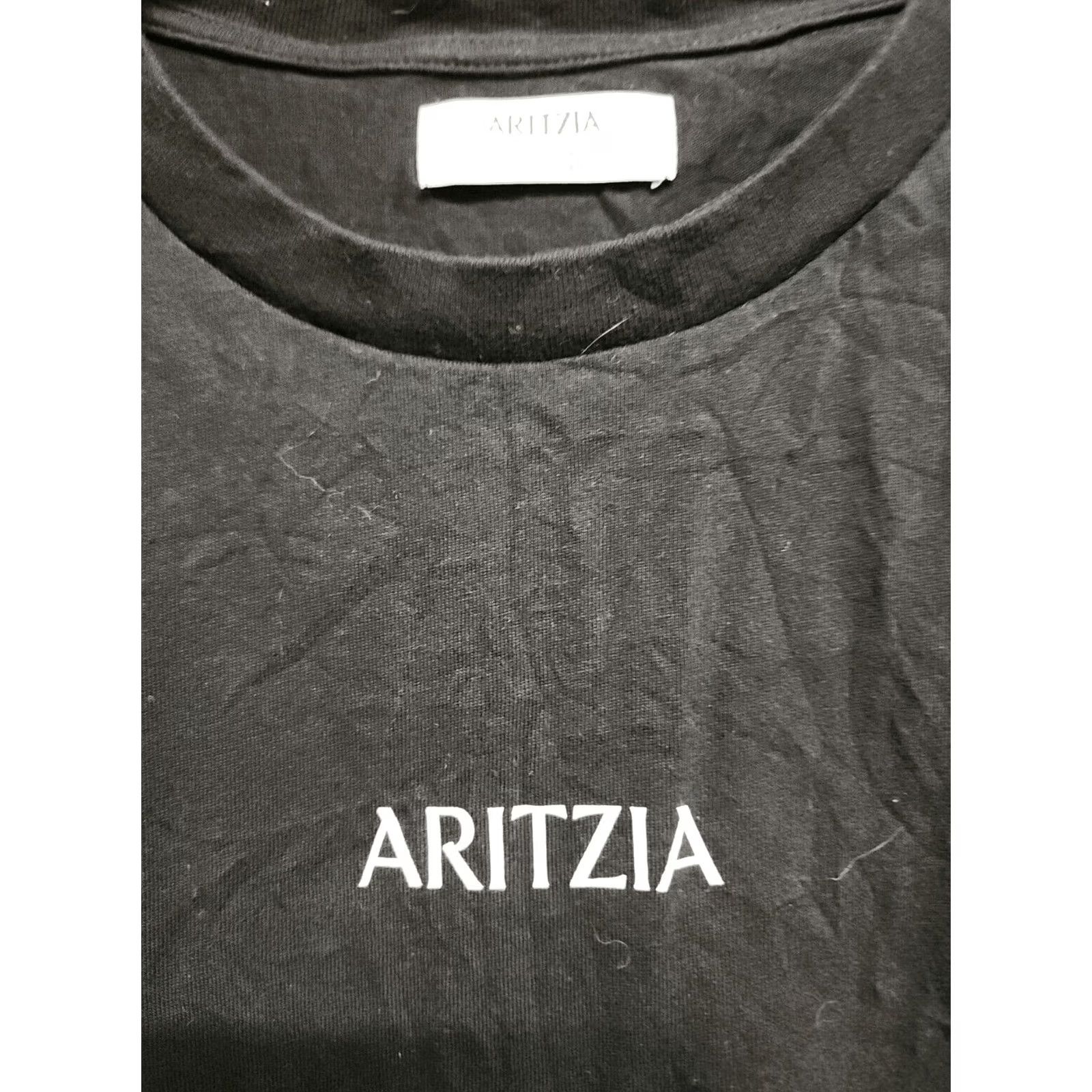 TNA Aritzia Black Tna Here to Make You Look Good T-Shirt Womens Small Cropped Shirt Size S / US 4 / IT 40 - 4 Thumbnail