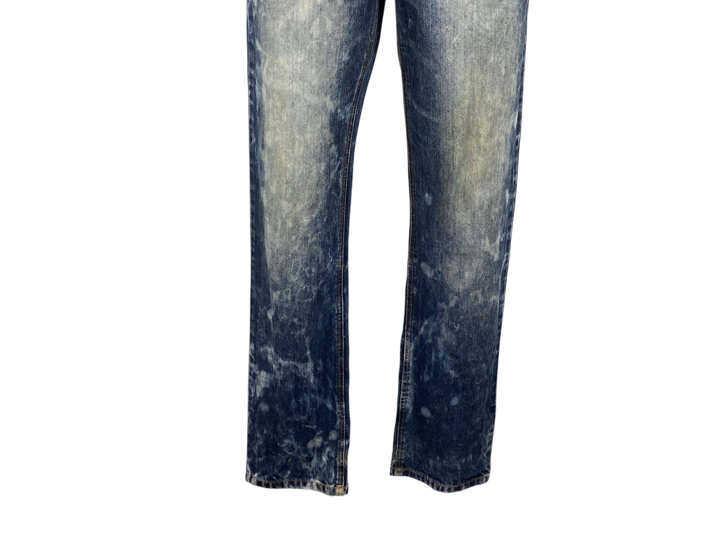 Japanese Brand Nylaus Distressed Denim Goth Punk Jeans Size US 31 - 4 Thumbnail