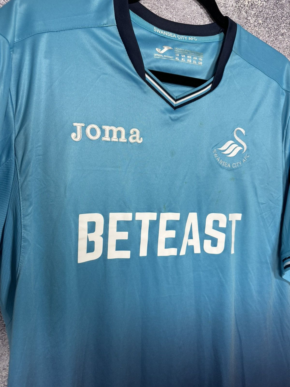 Joma × Vintage Vintage Swansea City 2016/17 Joma Away Soccer Jersey Size US XL / EU 56 / 4 - 8 Thumbnail