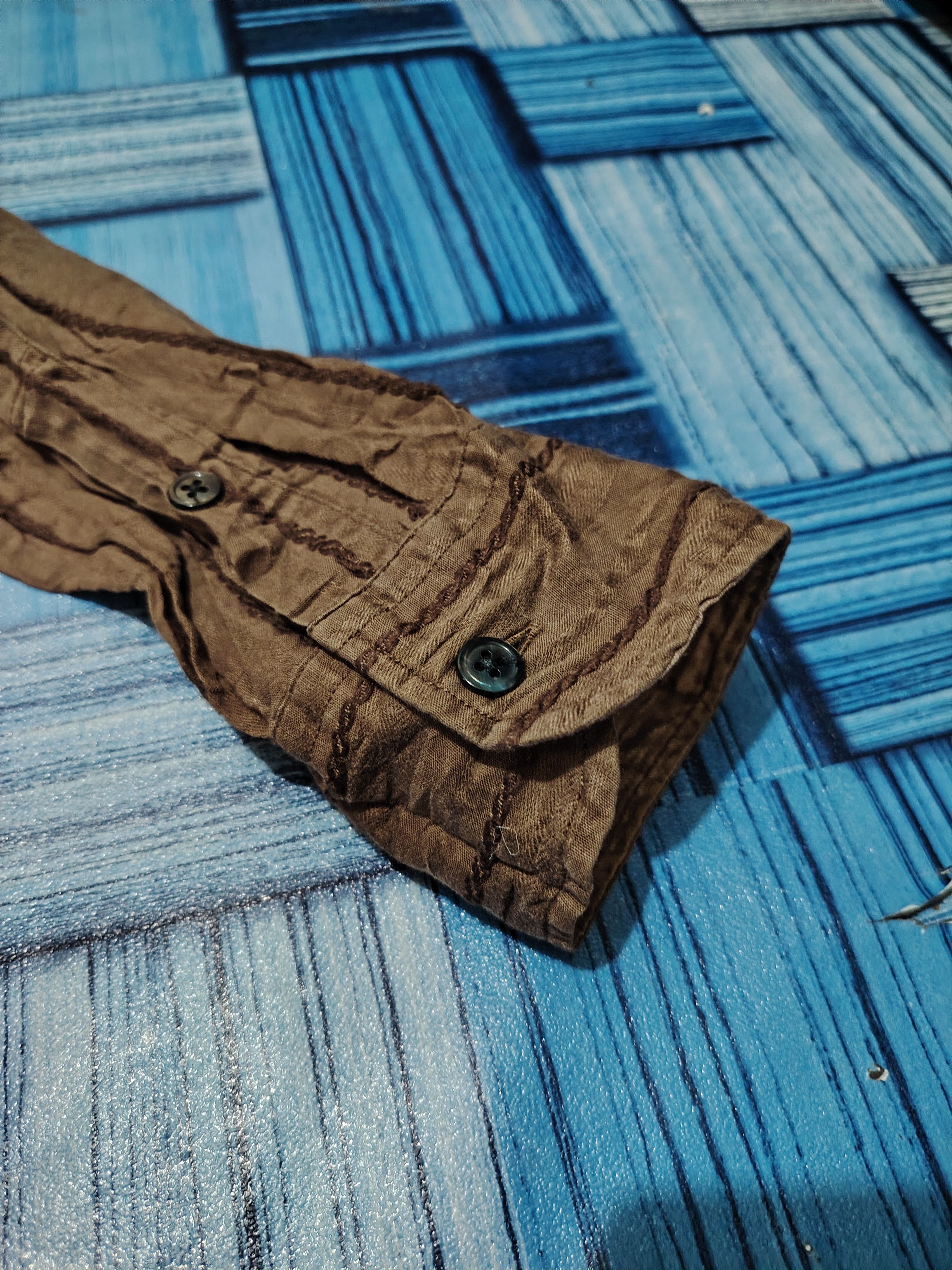 If Six Was Nine Japanese Takeo Kikuchi Shirt Button Up Embroidered Lining Size US M / EU 48-50 / 2 - 11 Thumbnail