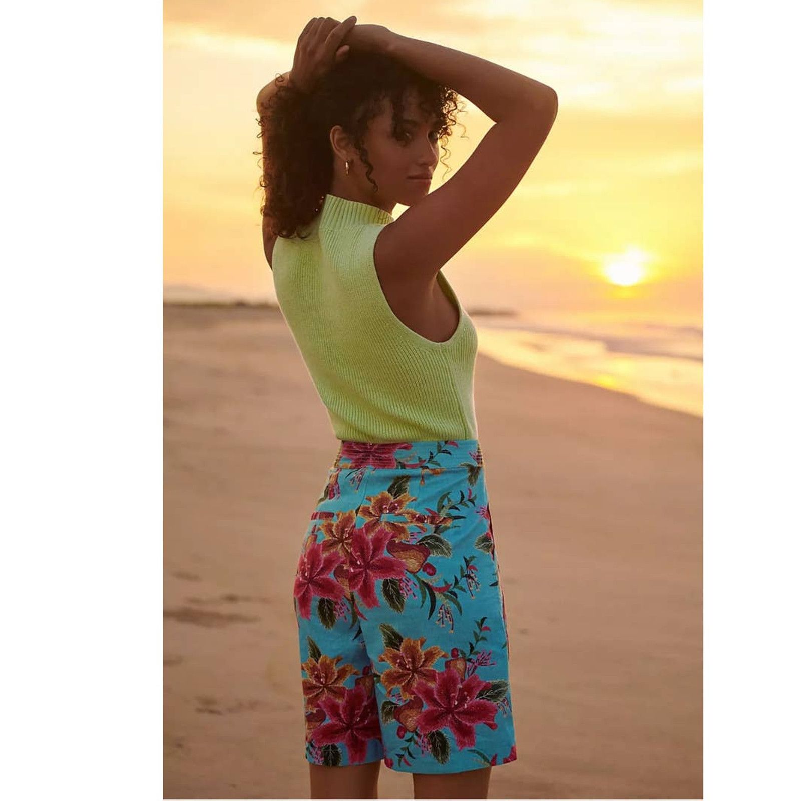 Anthropologie New Anthropologie Farm Rio Melanie Bermuda Shorts $118 XS Size 26" / US 2 / IT 38 - 7 Thumbnail