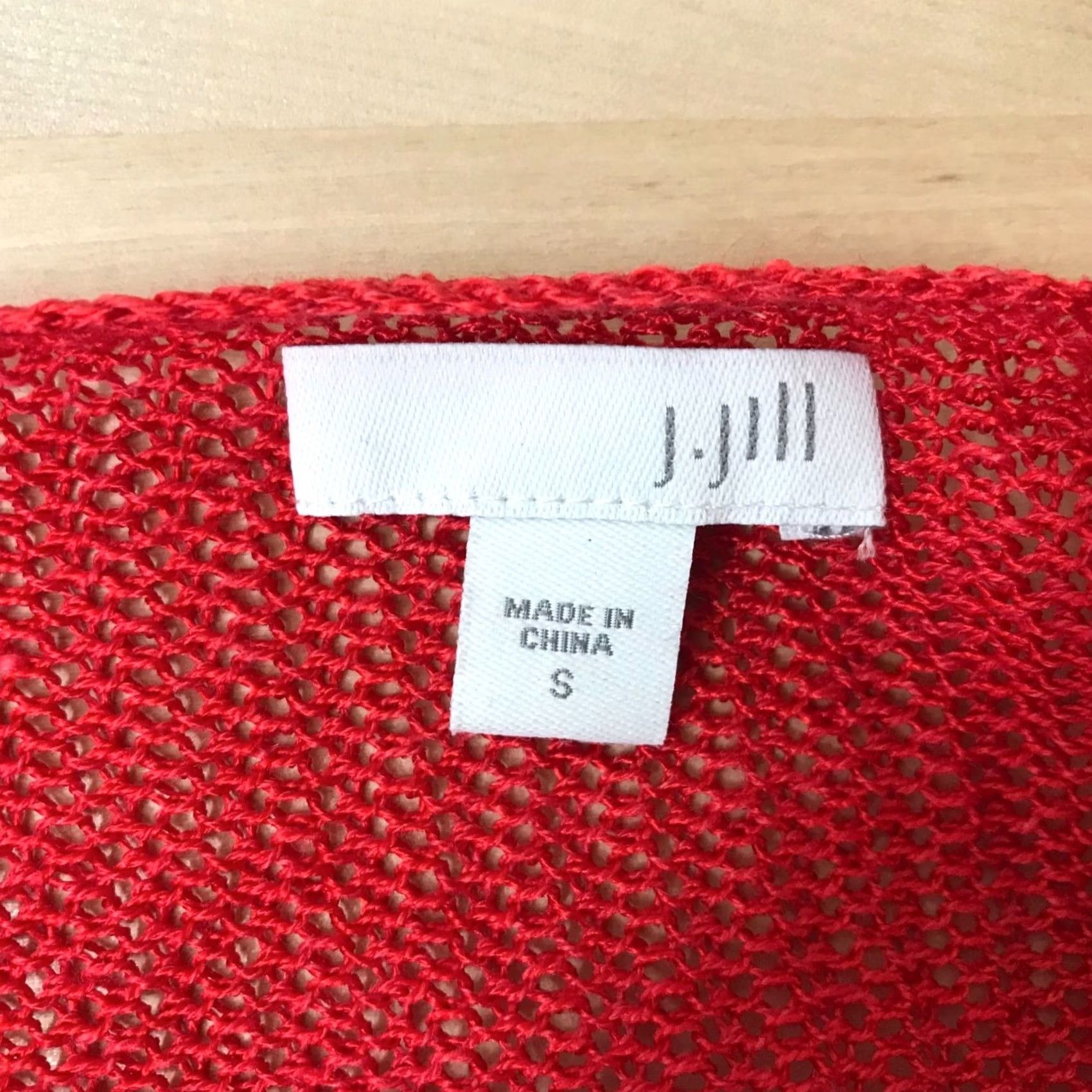 J. Jill J. Jill WOMEN'S S Small RED Long Sleeve Round Neck Pull-Over Knit Sweater Size S / US 4 / IT 40 - 7 Thumbnail