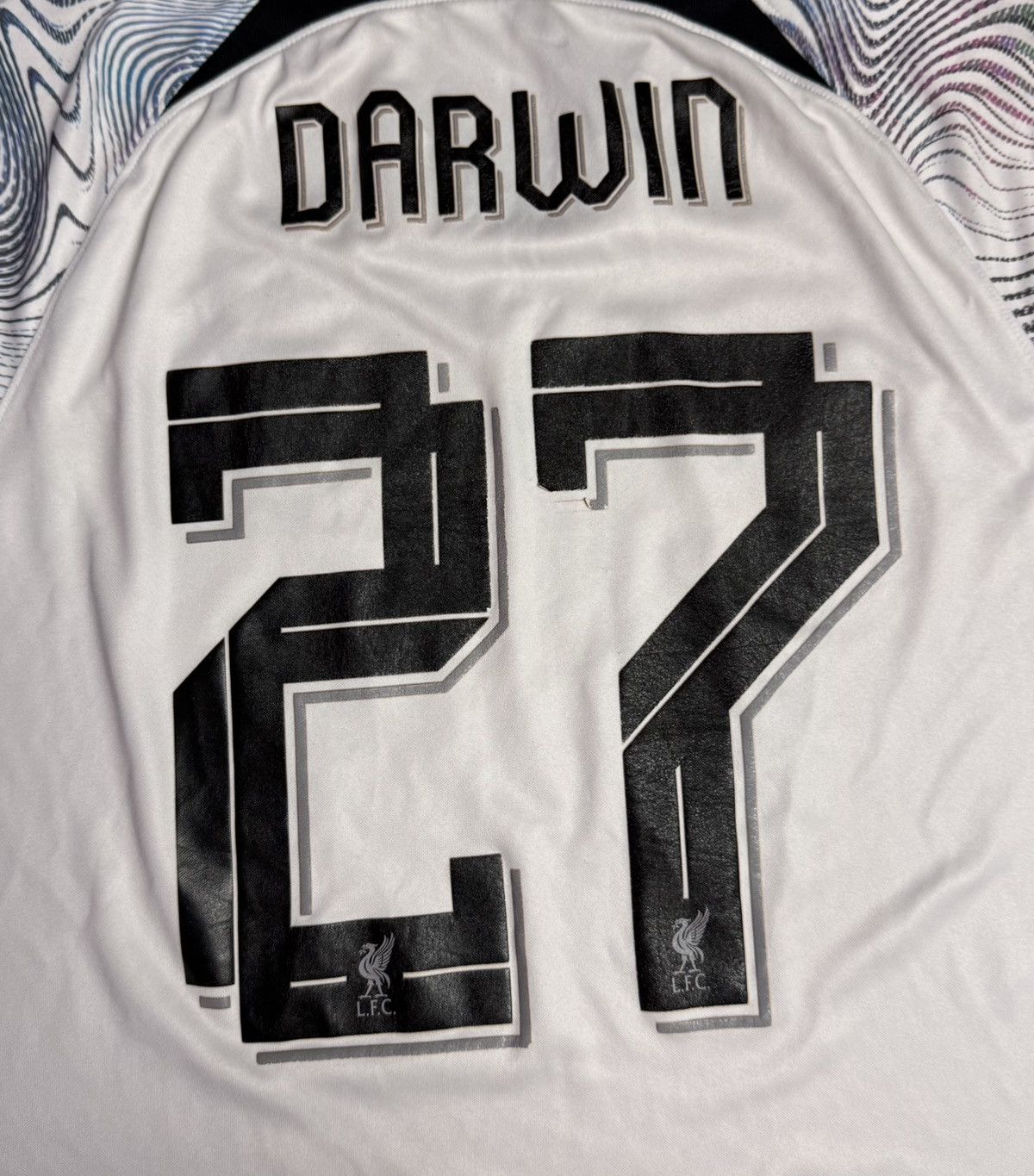 Nike Liverpool 2022 2023 Away Shirt Soccer Jersey Nike #27 Darwin Size US L / EU 52-54 / 3 - 10 Thumbnail