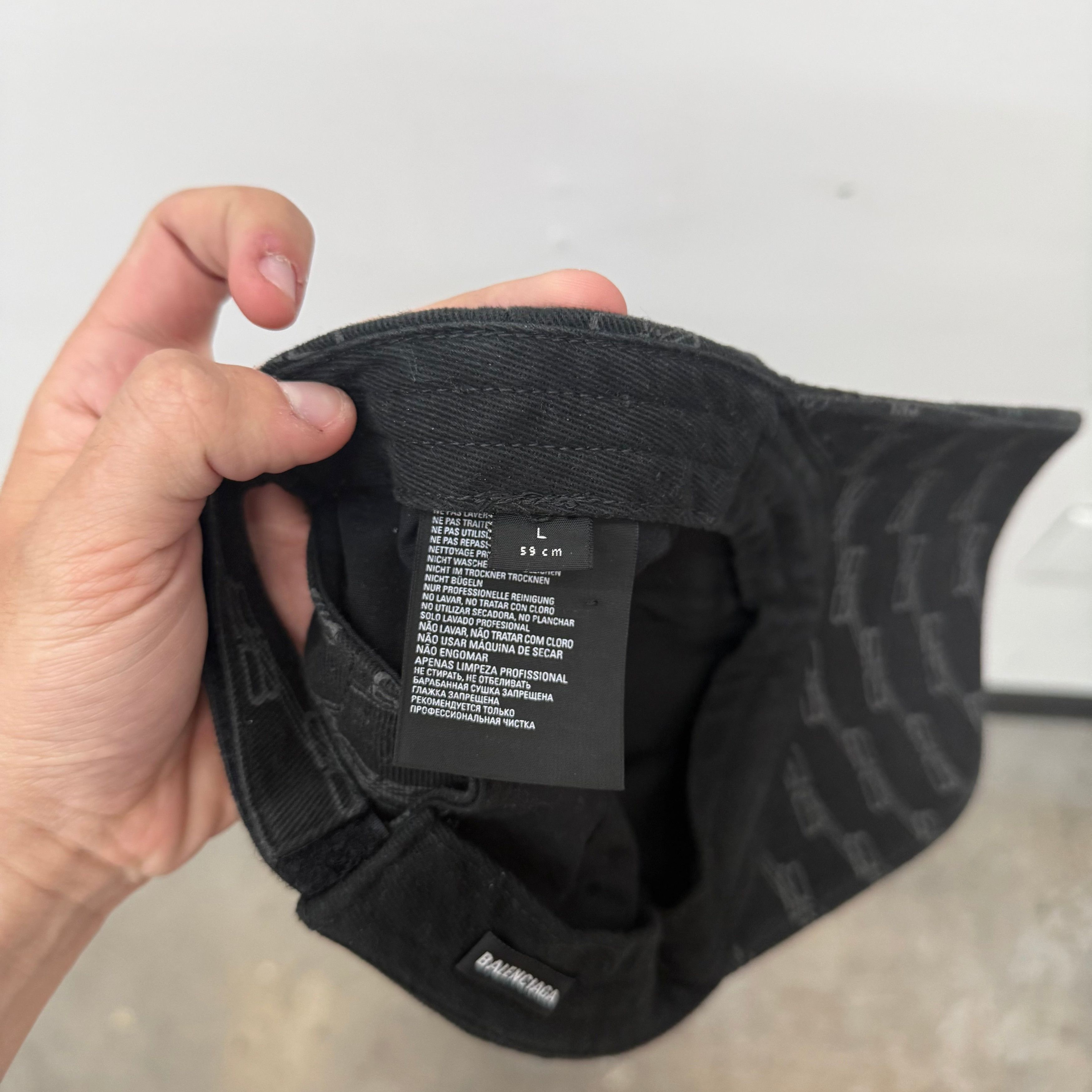 Balenciaga Balenciaga BB Monogram Hat Black Size ONE SIZE - 5 Thumbnail
