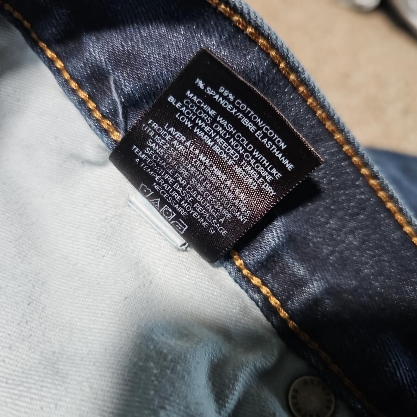 Express Express Jeans 36x30 Rocco Slim Fit Straight Leg Jeans Size US 36 / EU 52 - 4 Thumbnail