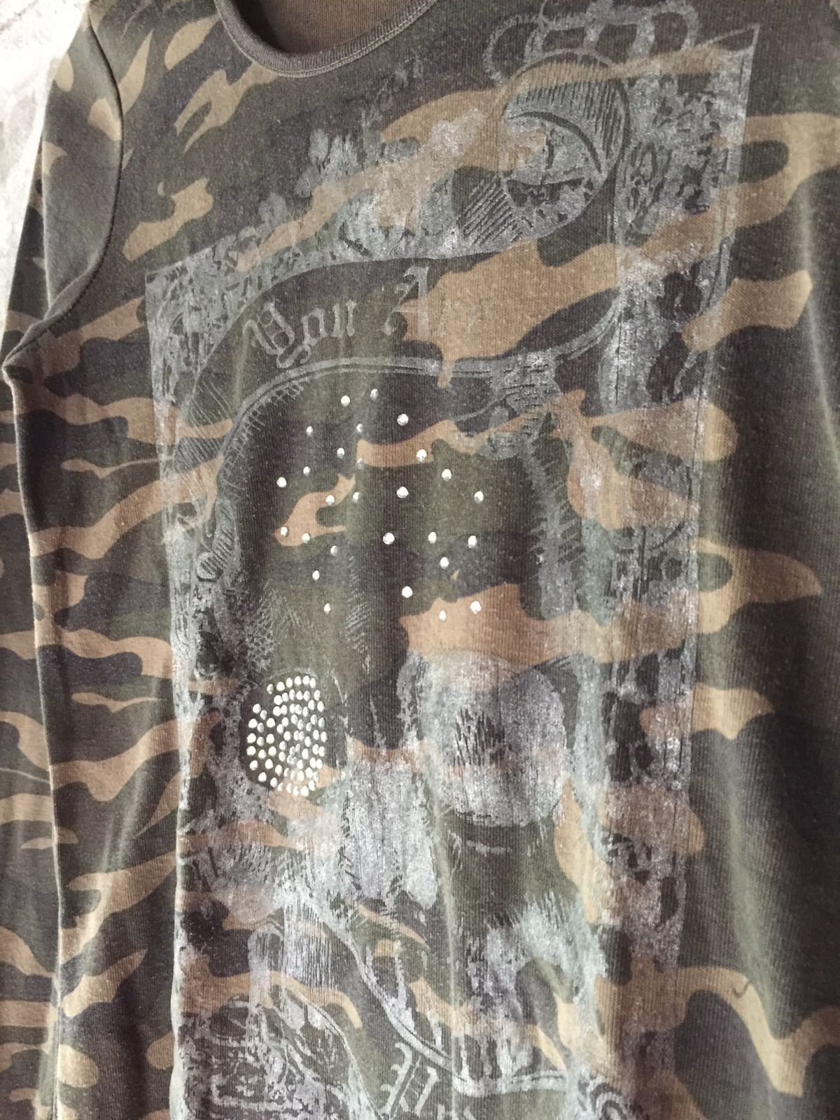 Beauty Beast × Japanese Brand × PPFM JAPANESE LOUDMASTERS ARMY SKULL LONG SLEEVE Size US S / EU 44-46 / 1 - 4 Thumbnail