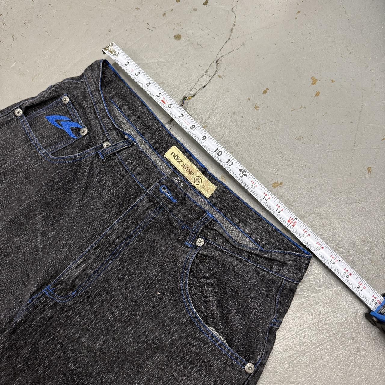 Other Noiz jeans Embroidered Blue Jean Shorts y2k Jorts Size 36 Size US 36 / EU 52 - 3 Thumbnail