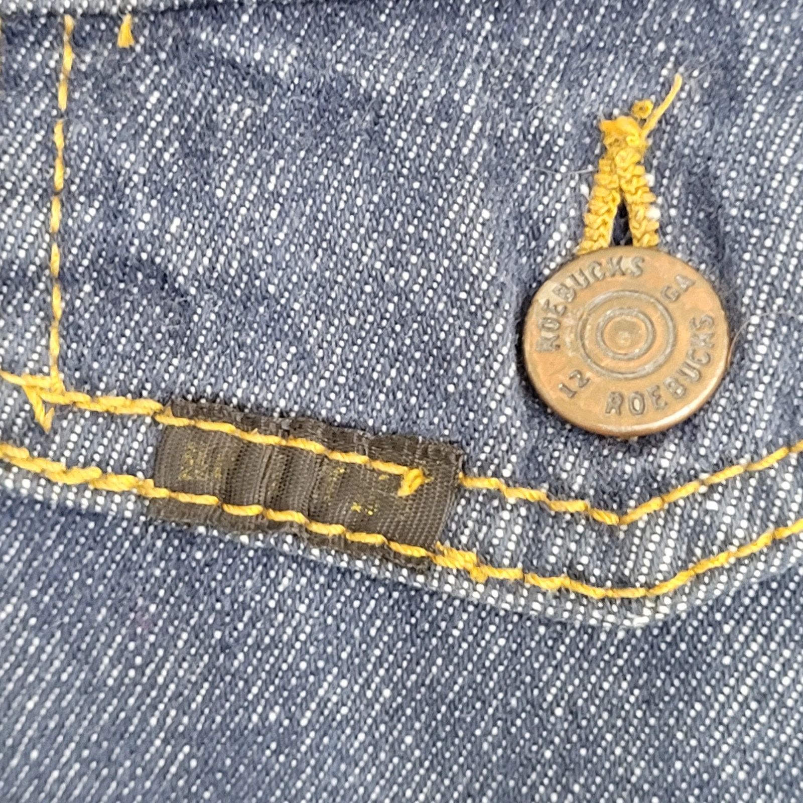 Sears VTG SEARS Roebucks Jean Jacket XL Sherpa Lined Denim Coat Size US XL / EU 56 / 4 - 3 Thumbnail