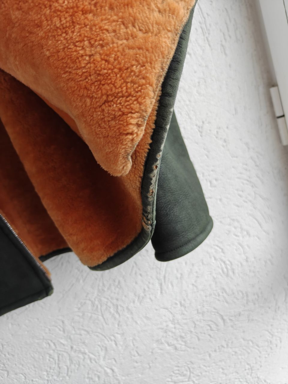 Hermes Hermes Paris Shearling Leather Fur Asymmetrical Zip Jacket Size US L / EU 52-54 / 3 - 13 Thumbnail