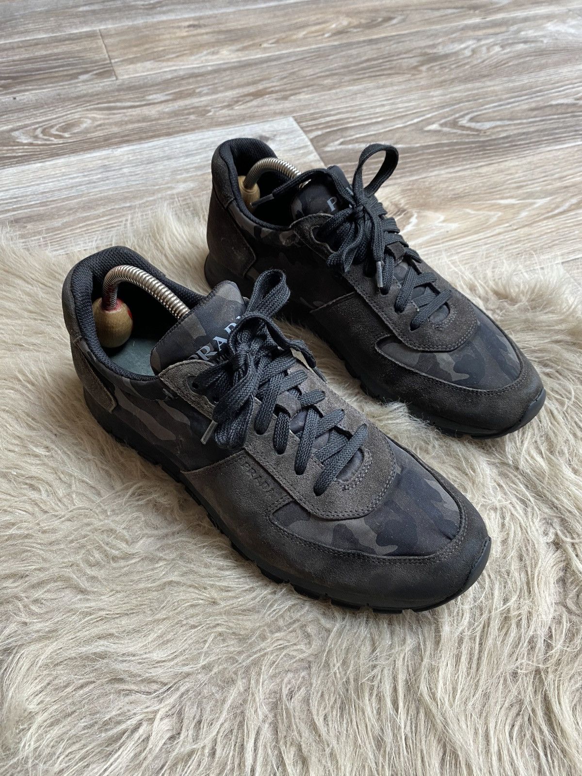 Prada Prada camo sneakers mens 9 Size US 9 / EU 42 - 1 Thumbnail