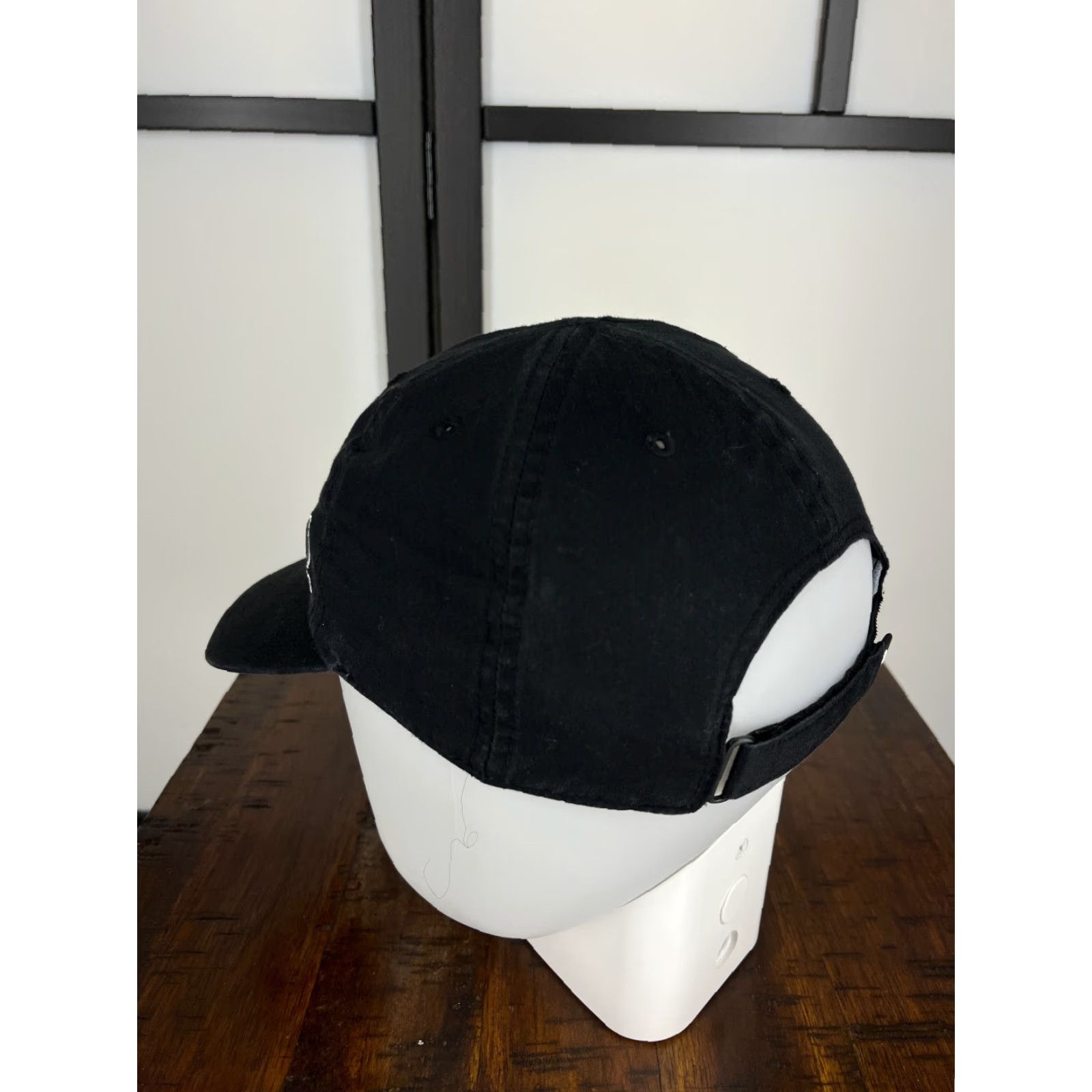 Adidas adidas Hat Cap Strap Back Adult One Size Black Cotton Poly Blend Climalite Golf Baseball Cap Mens Size ONE SIZE - 6 Thumbnail