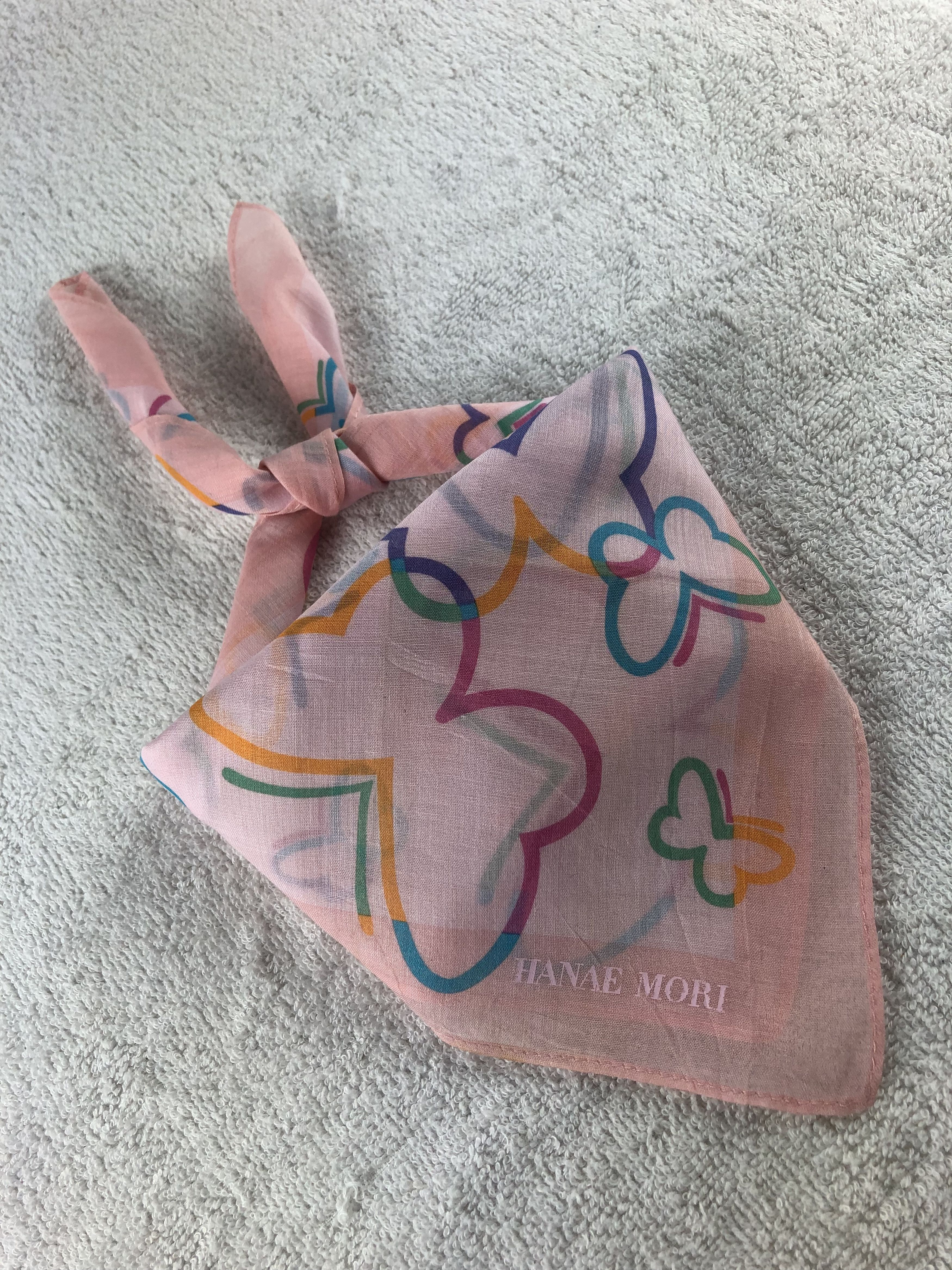Hanae Mori × Japanese Brand × Vintage Hanae Mori Handkerchief / Bandana / Neckerchief Size ONE SIZE - 2 Thumbnail