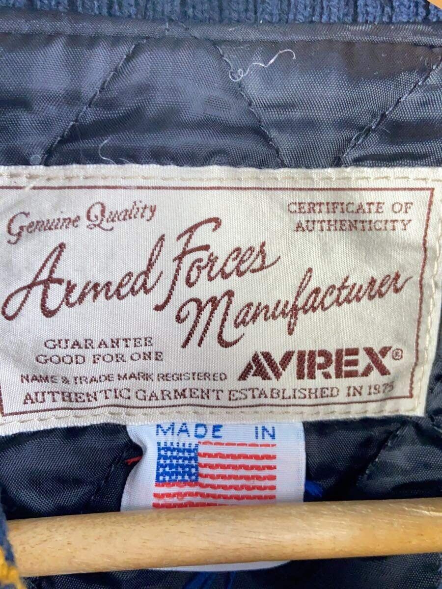 Avirex Avirex Wool Stadium Jacket Navy Size US L / EU 52-54 / 3 - 3 Thumbnail