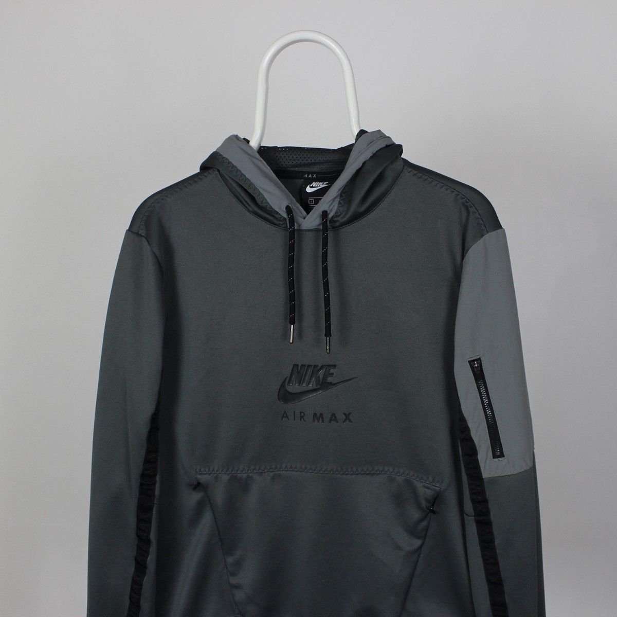 Nike Nike air max hoodie men sport S gray Size US S / EU 44-46 / 1 - 8 Thumbnail